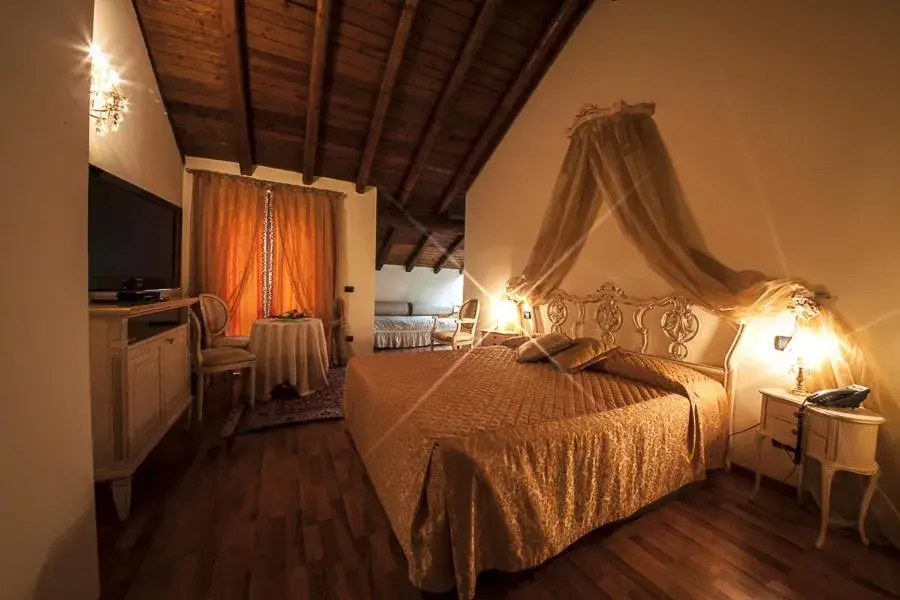 Bed in Hotel Villa Giulia