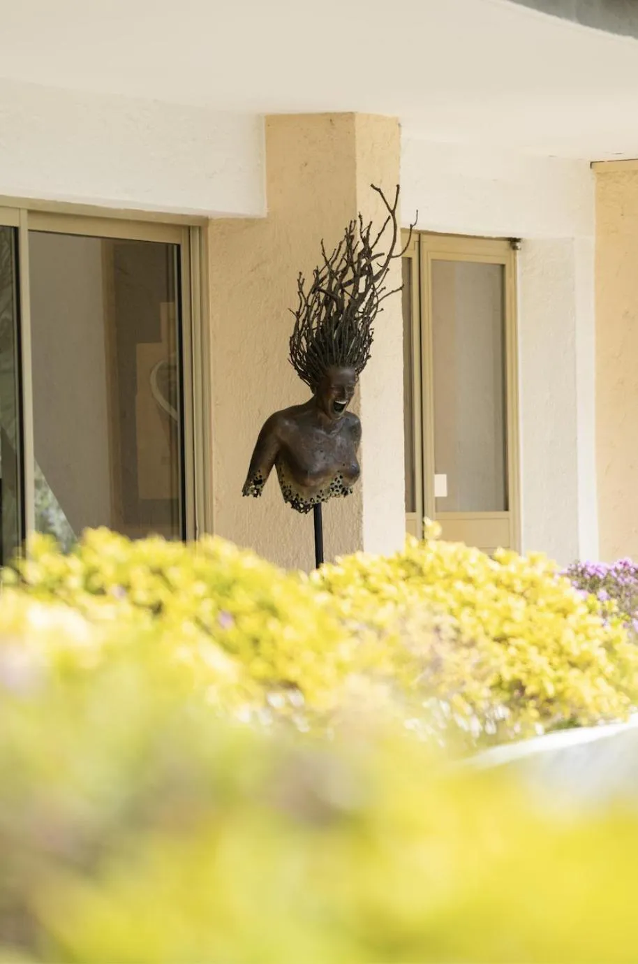 Decorative detail in Hotel Restaurant La Vague de Saint Paul