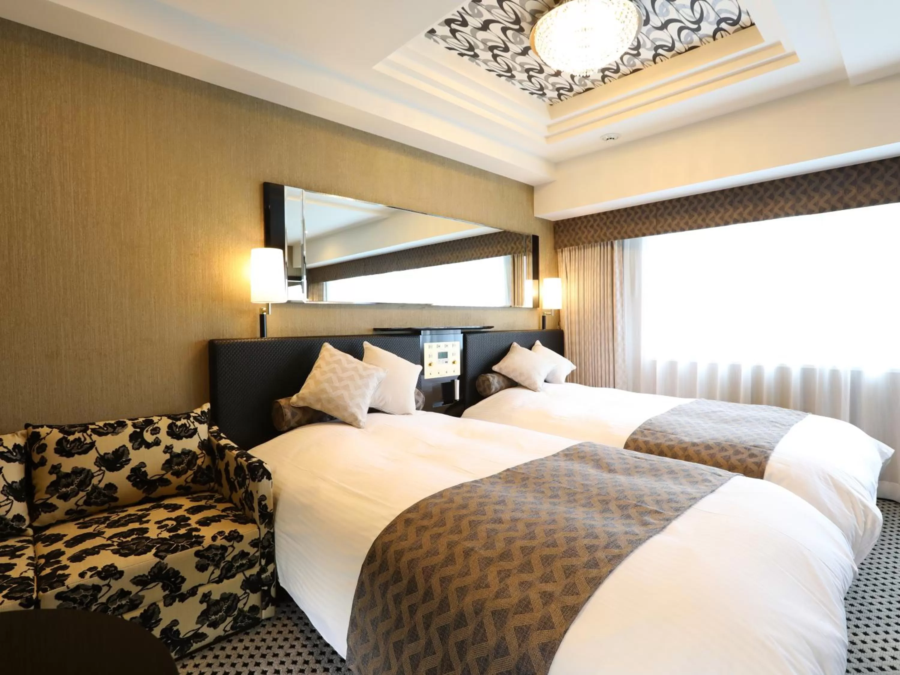 Bed in APA Hotel Shinjuku Kabukicho Chuo