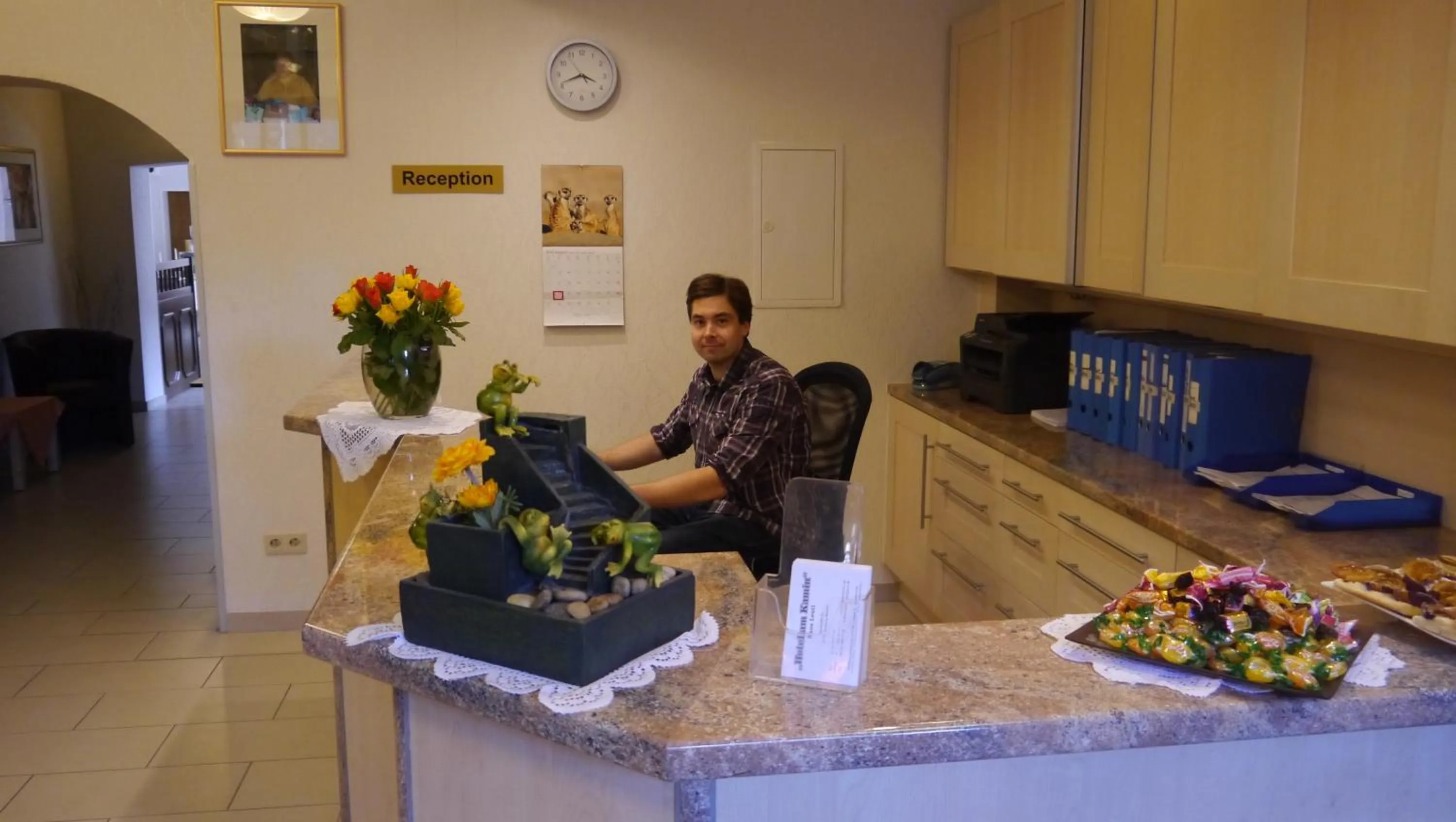 Lobby or reception in Hotel Am Kamin