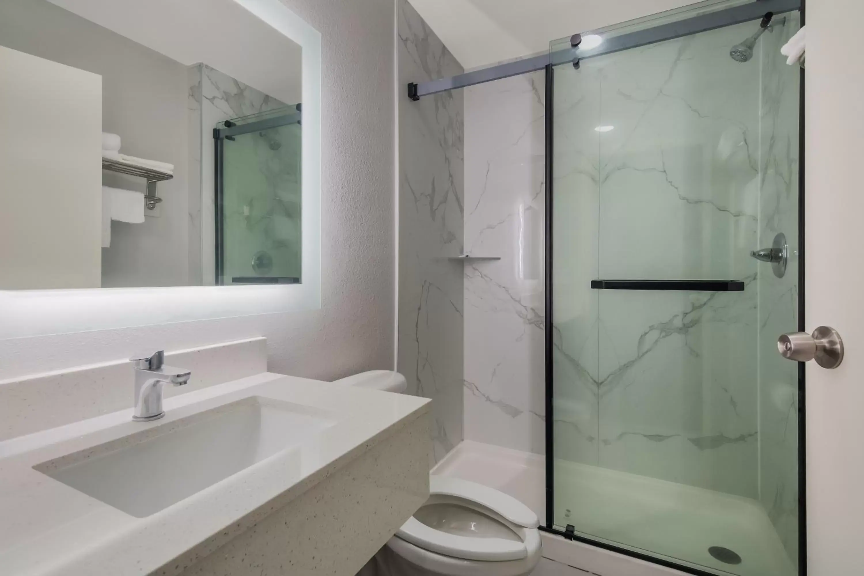 Bathroom in Americas Best Value Inn & Suites Lake Charles at I-210 Exit 5