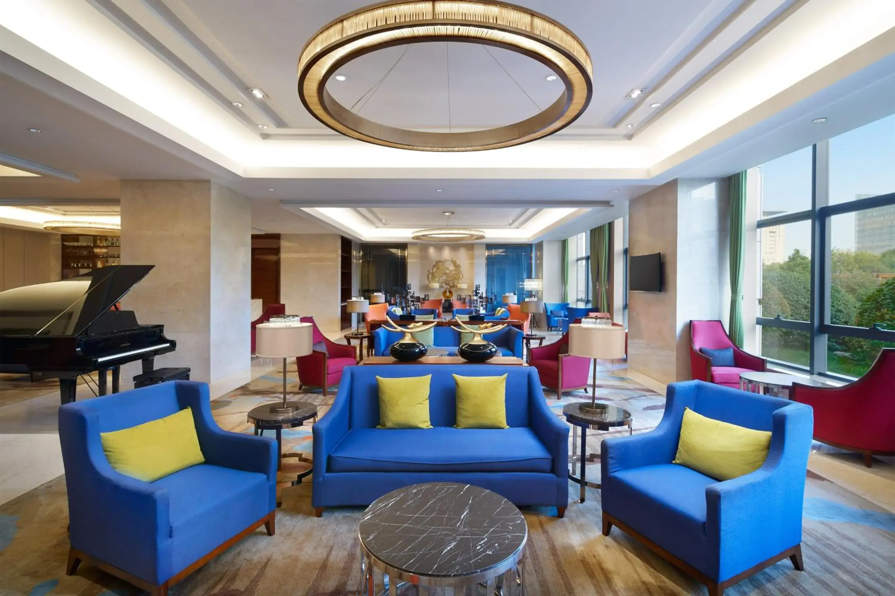 Lobby or reception in Sheraton Grand Zhengzhou Hotel