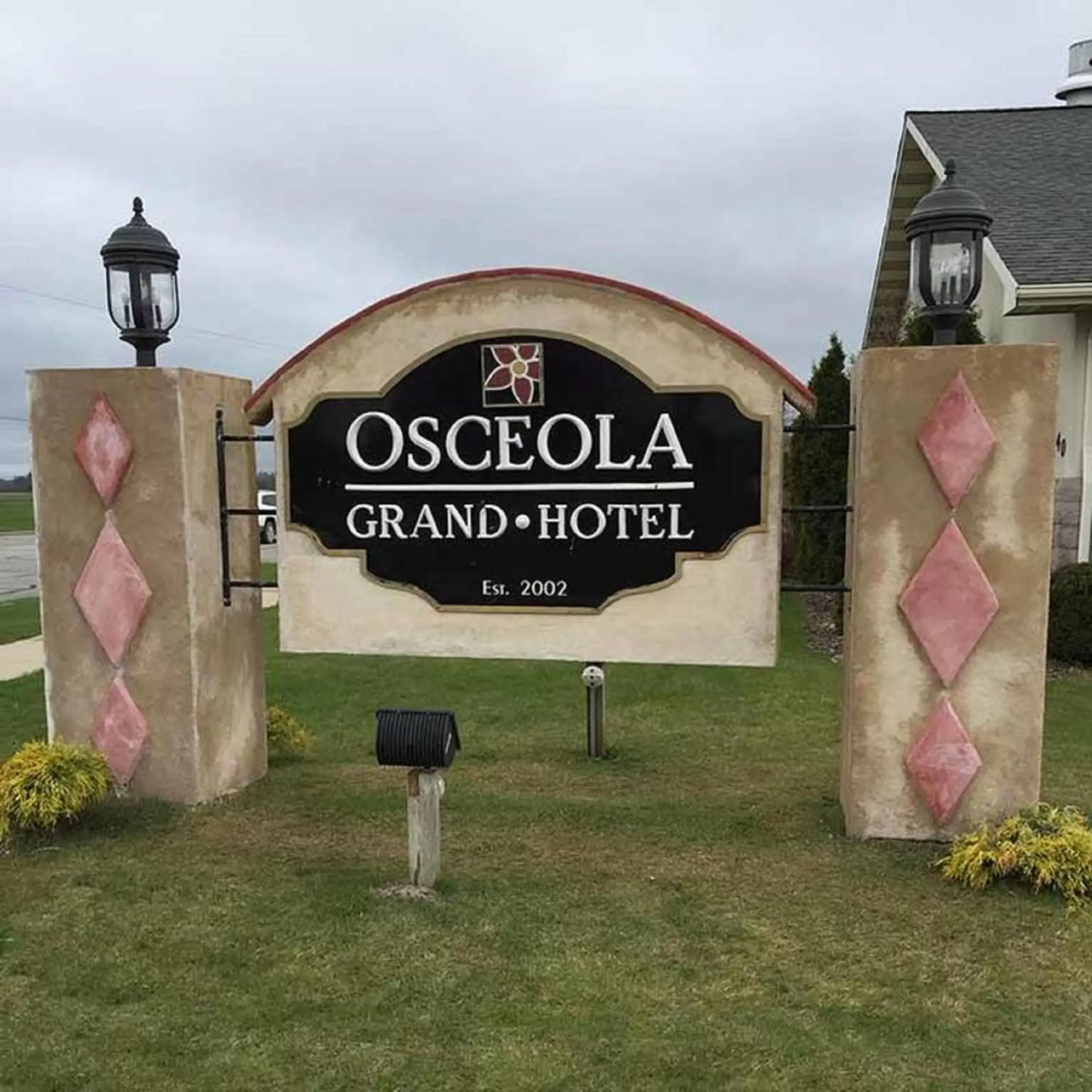 Logo/Certificate/Sign in Osceola Grand Hotel