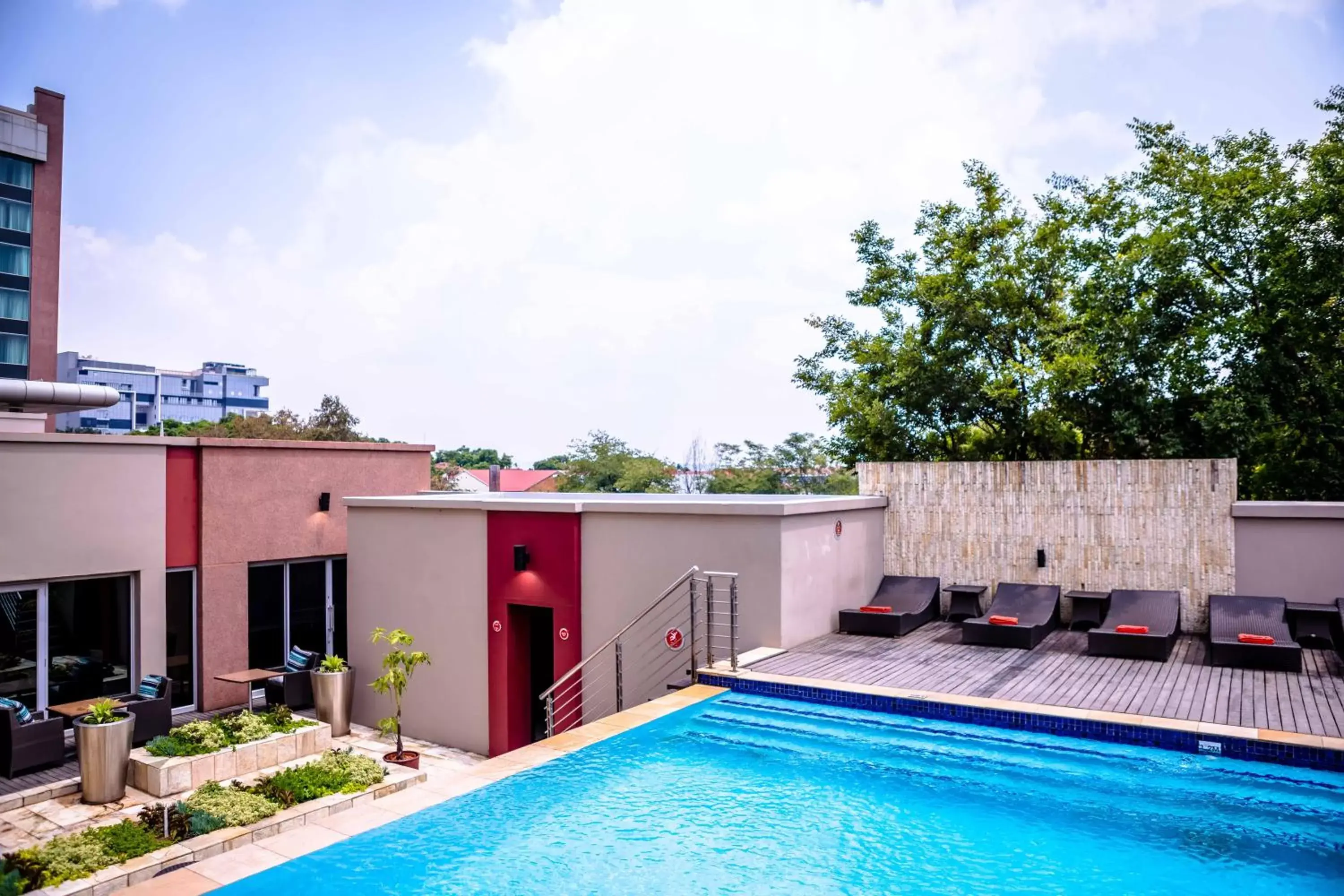 Patio, Swimming Pool in Southern Sun Rosebank