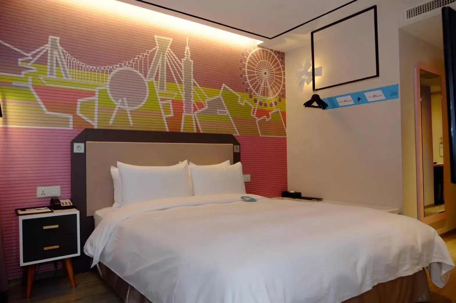 Bed in Uinn Business Hotel-Shihlin