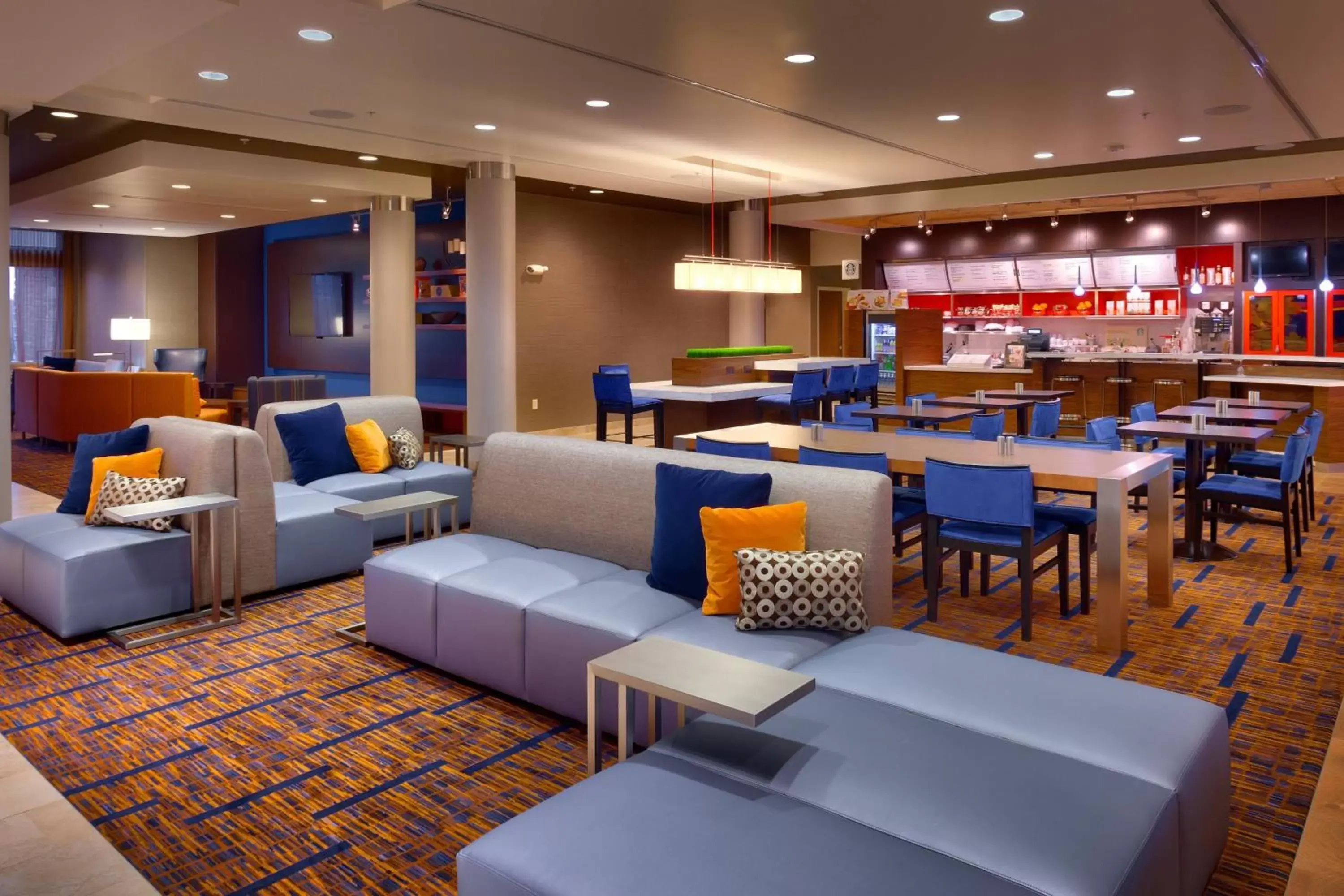 Lobby or reception, Lounge/Bar in Courtyard by Marriott Lehi at Thanksgiving Point