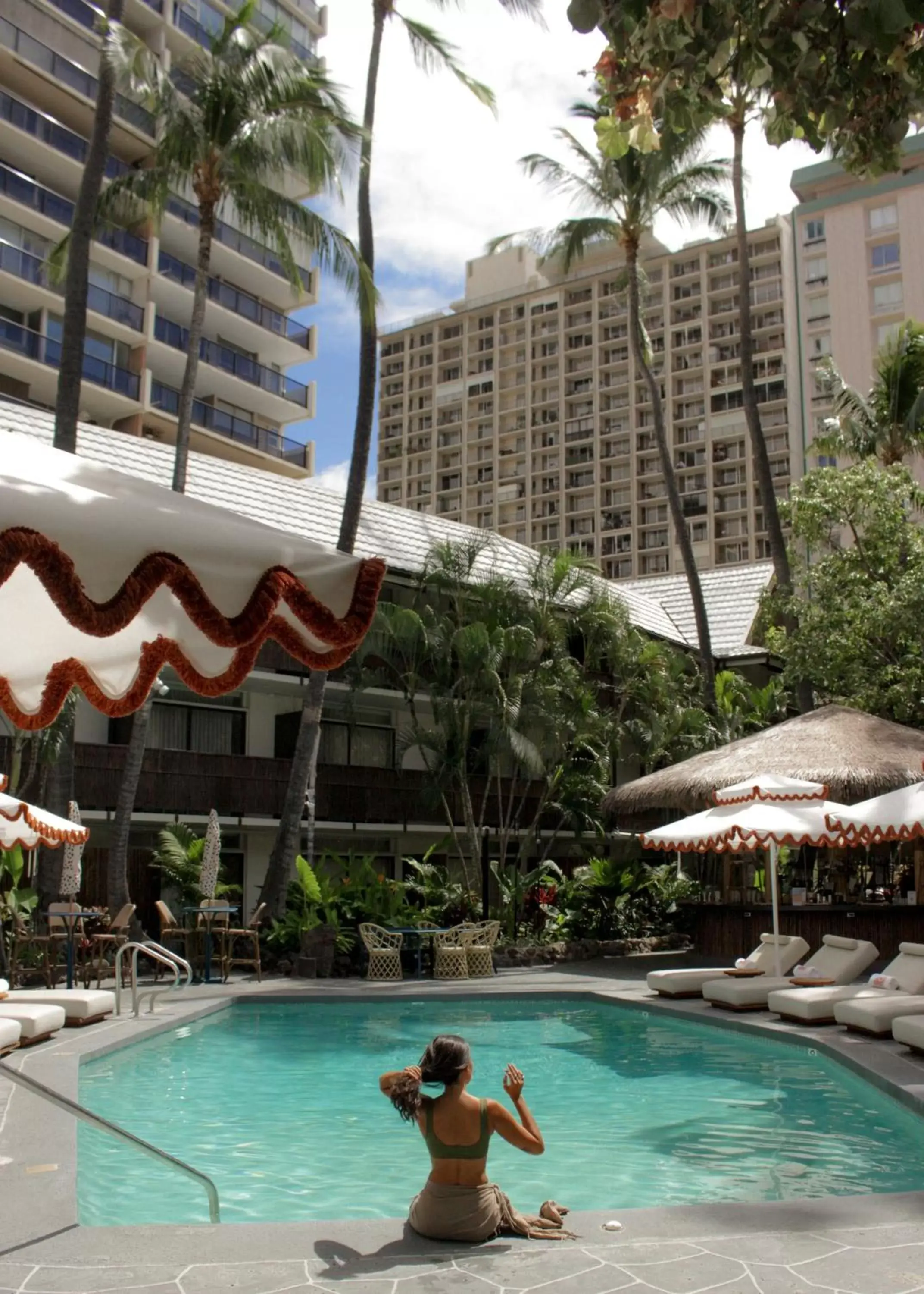 Swimming Pool in White Sands Hotel