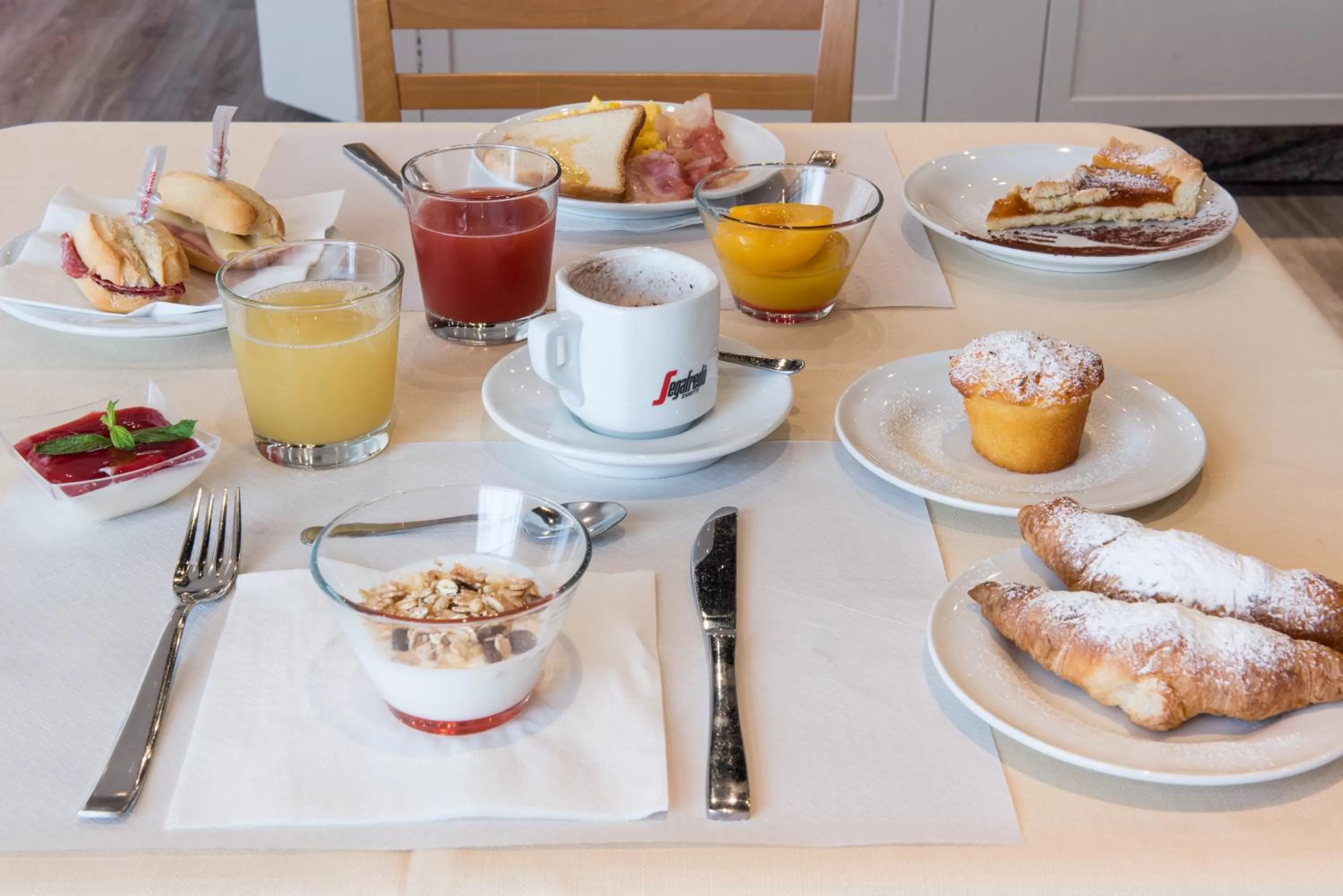 Food close-up in Idea Hotel Piacenza