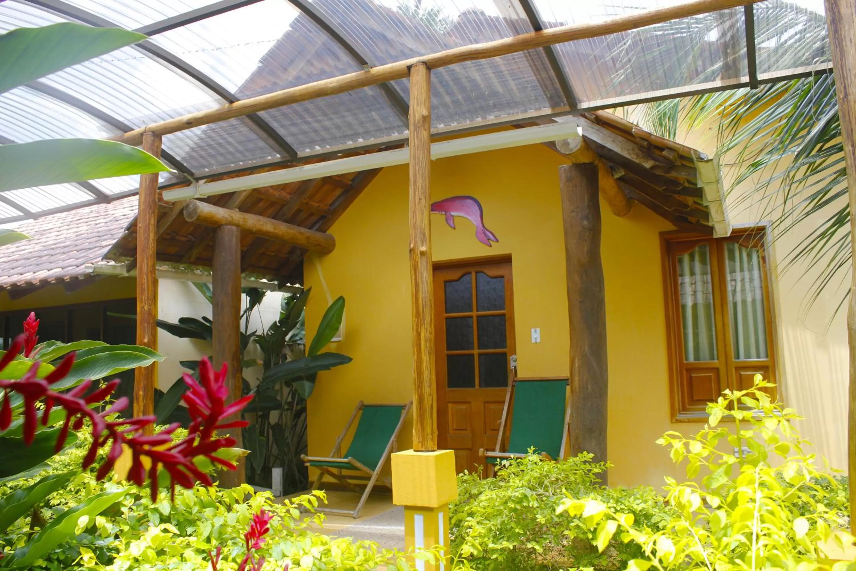 Patio in Cabañas Yakuruna