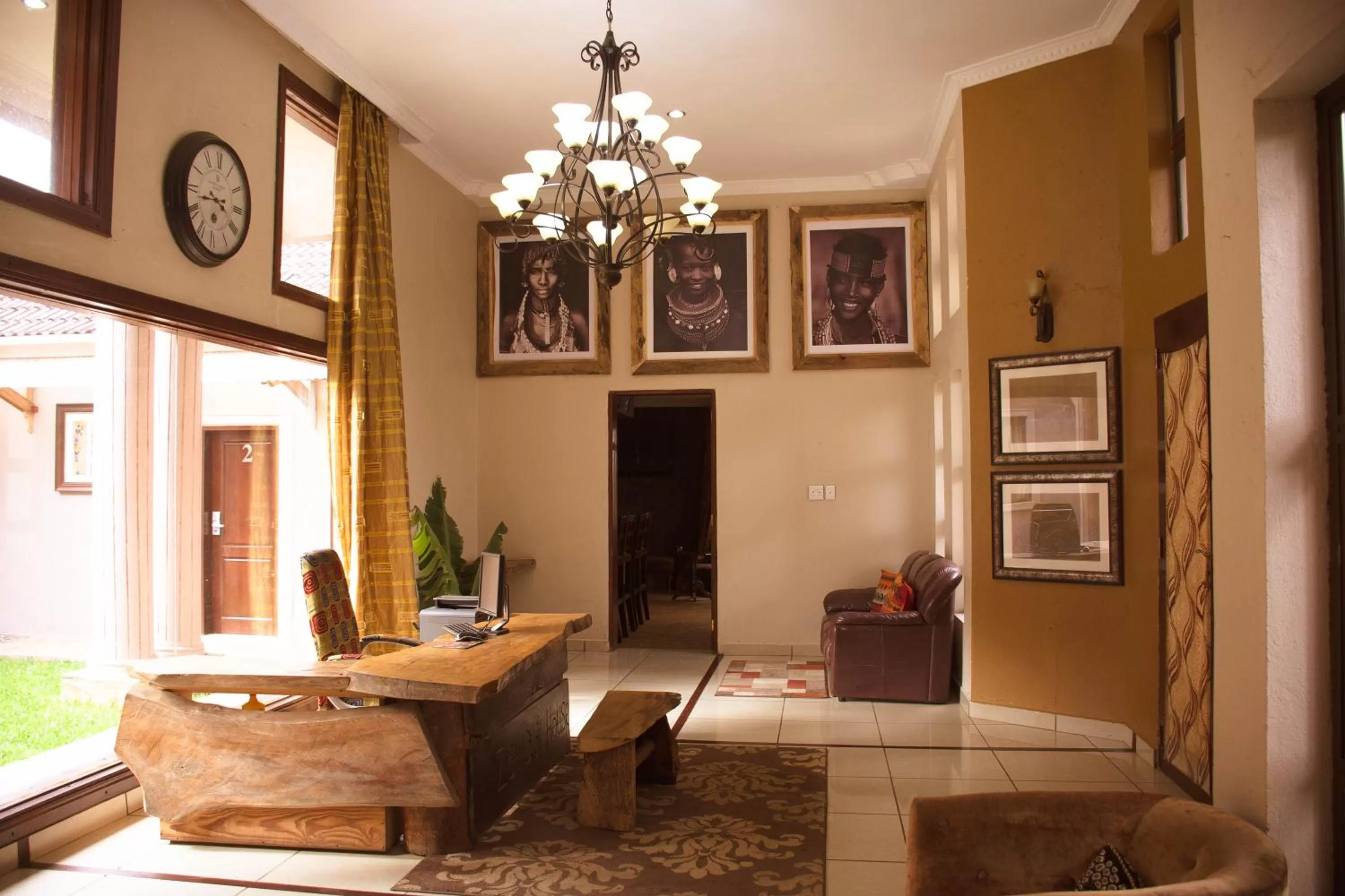 Lobby or reception in Zawadi House Lodge