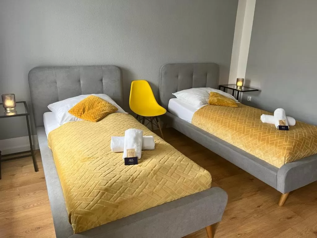 Photo of the whole room, Bed in Great Polonia Strzegom City Center