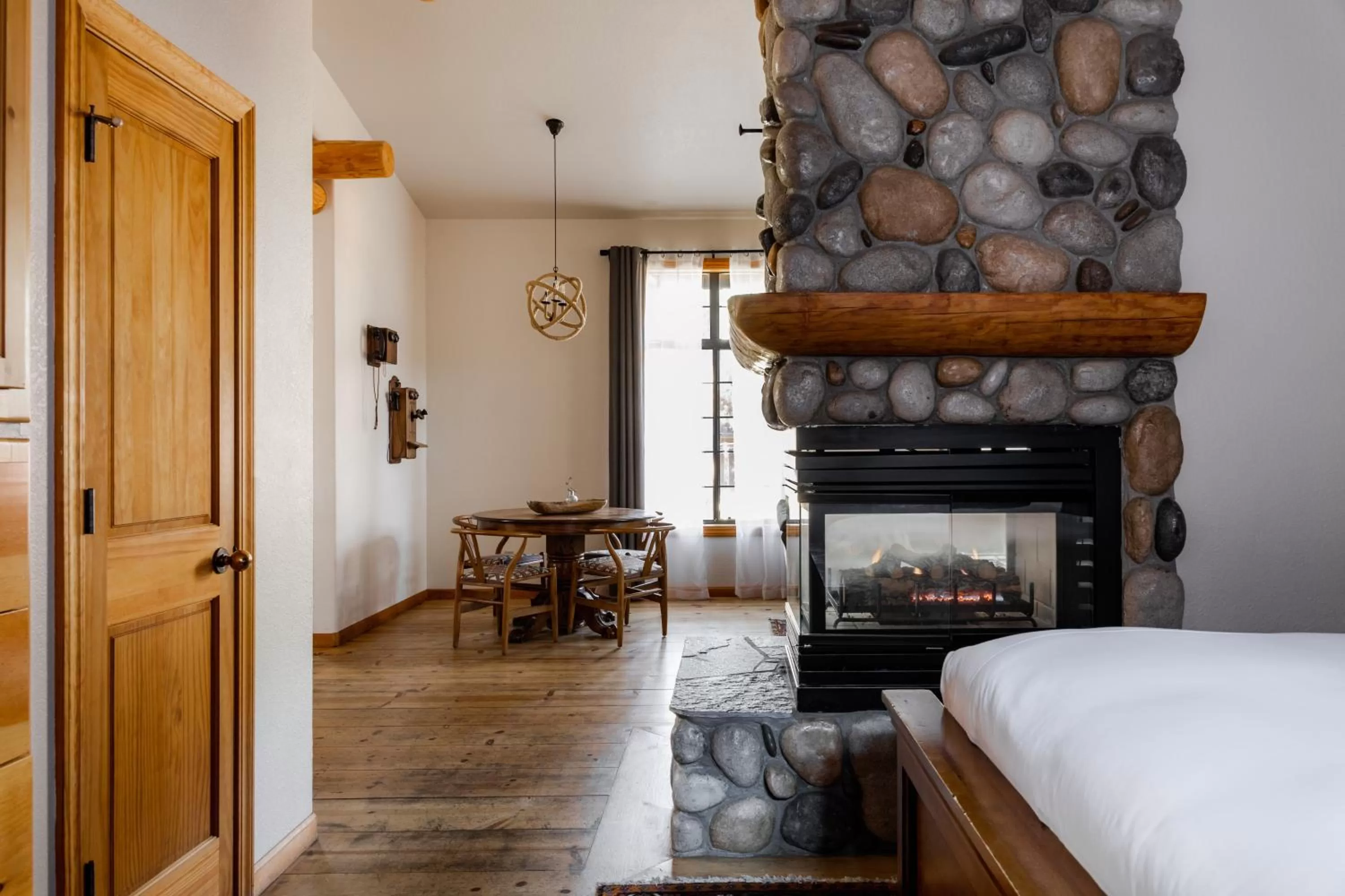 Bed in Black Bear Lodge