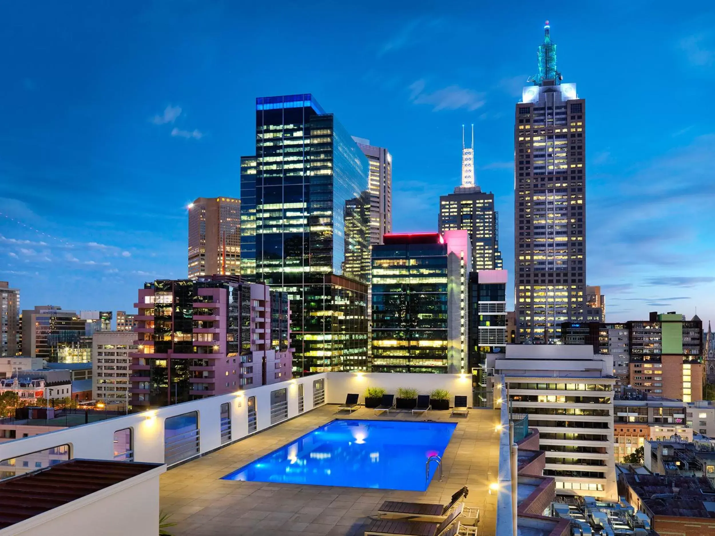 Swimming pool, Pool View in Hotel Grand Chancellor Melbourne