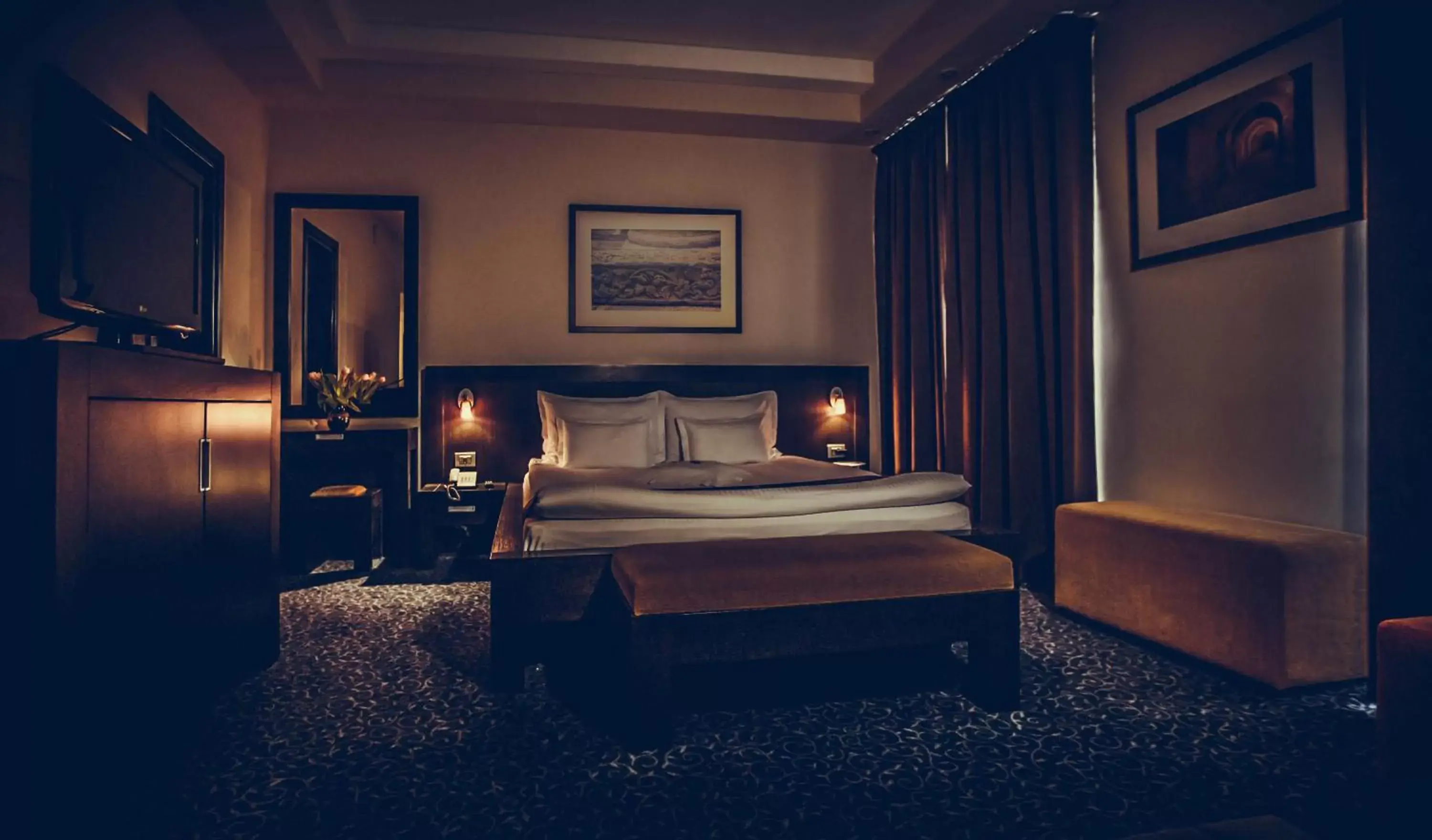 Bed in Hotel Cherica