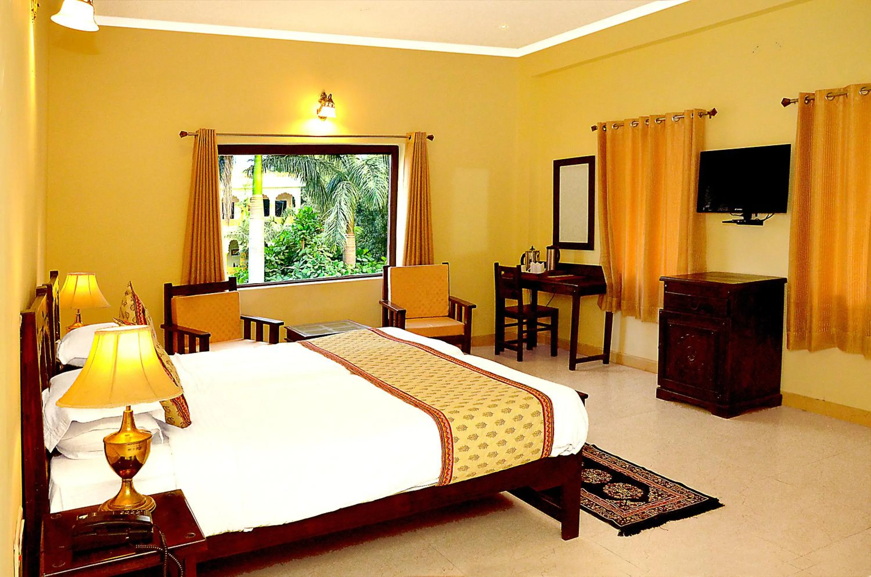 Deluxe Double Room with Balcony - single occupancy in Raj Palace Resort