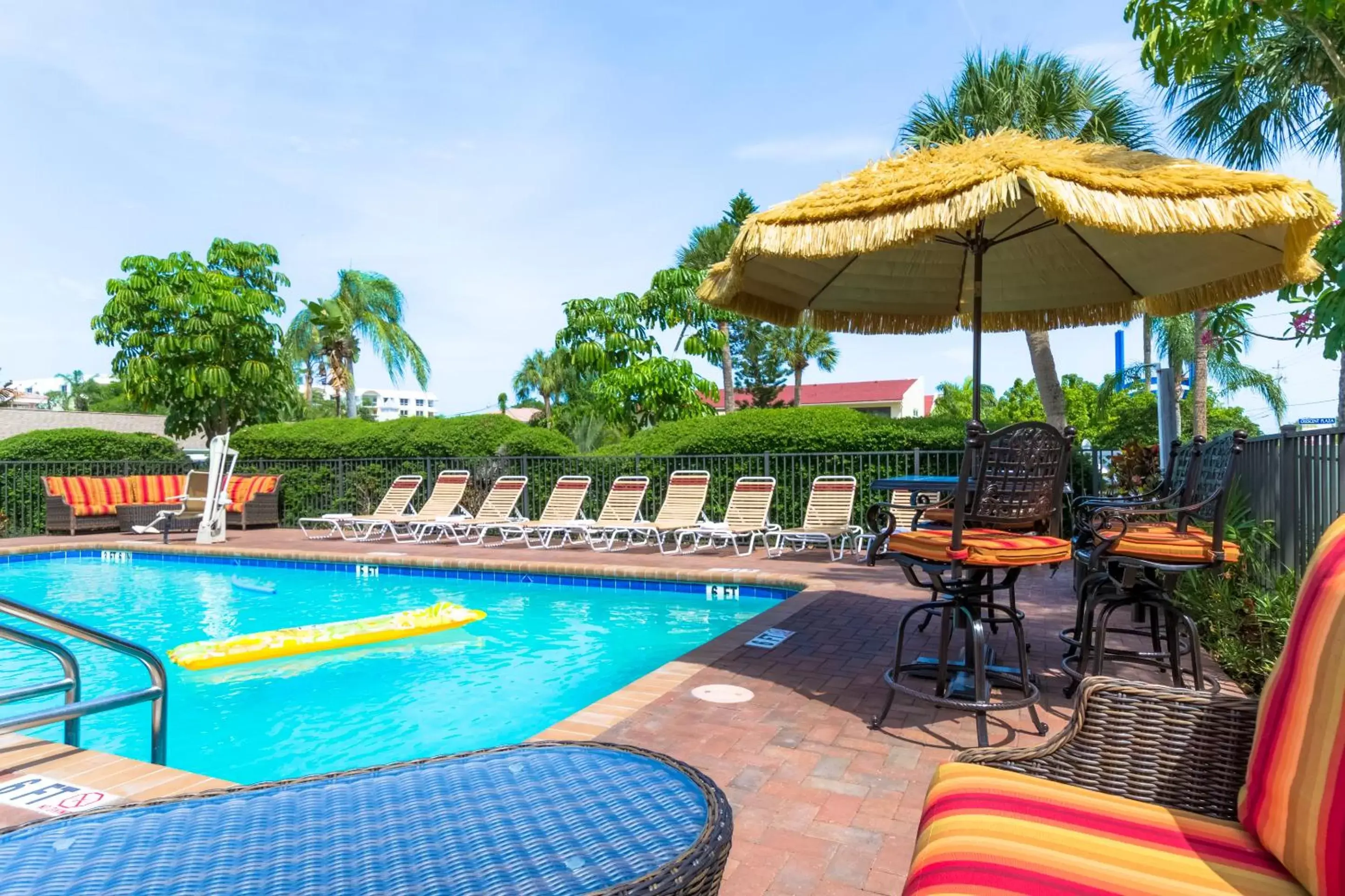 Swimming Pool in Tropical Beach Resorts - Sarasota