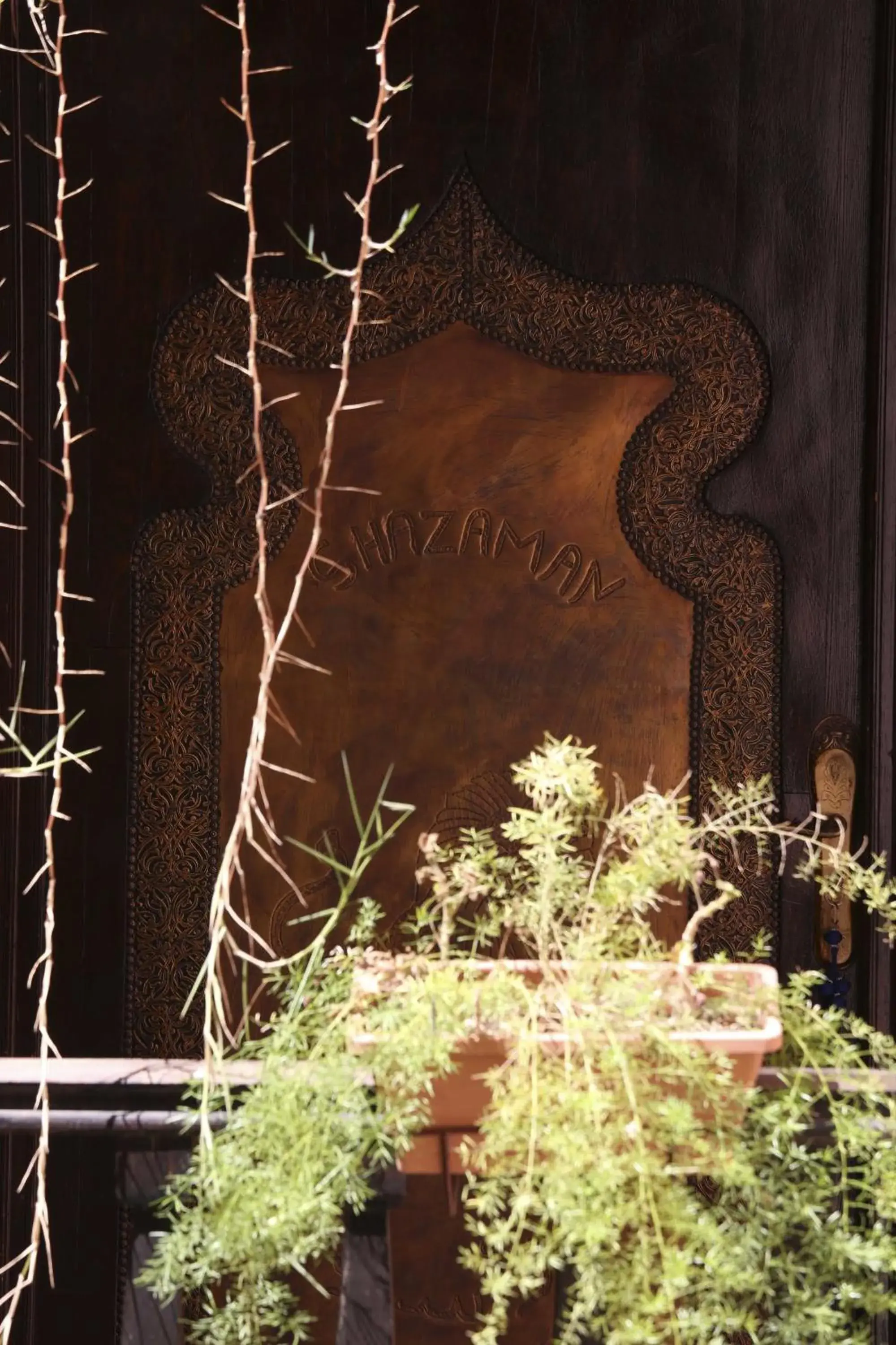 Decorative detail in Riad Mille Et Une Nuits