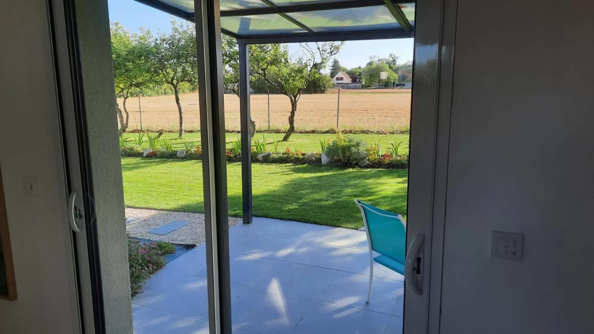 Garden view in Les Gabions