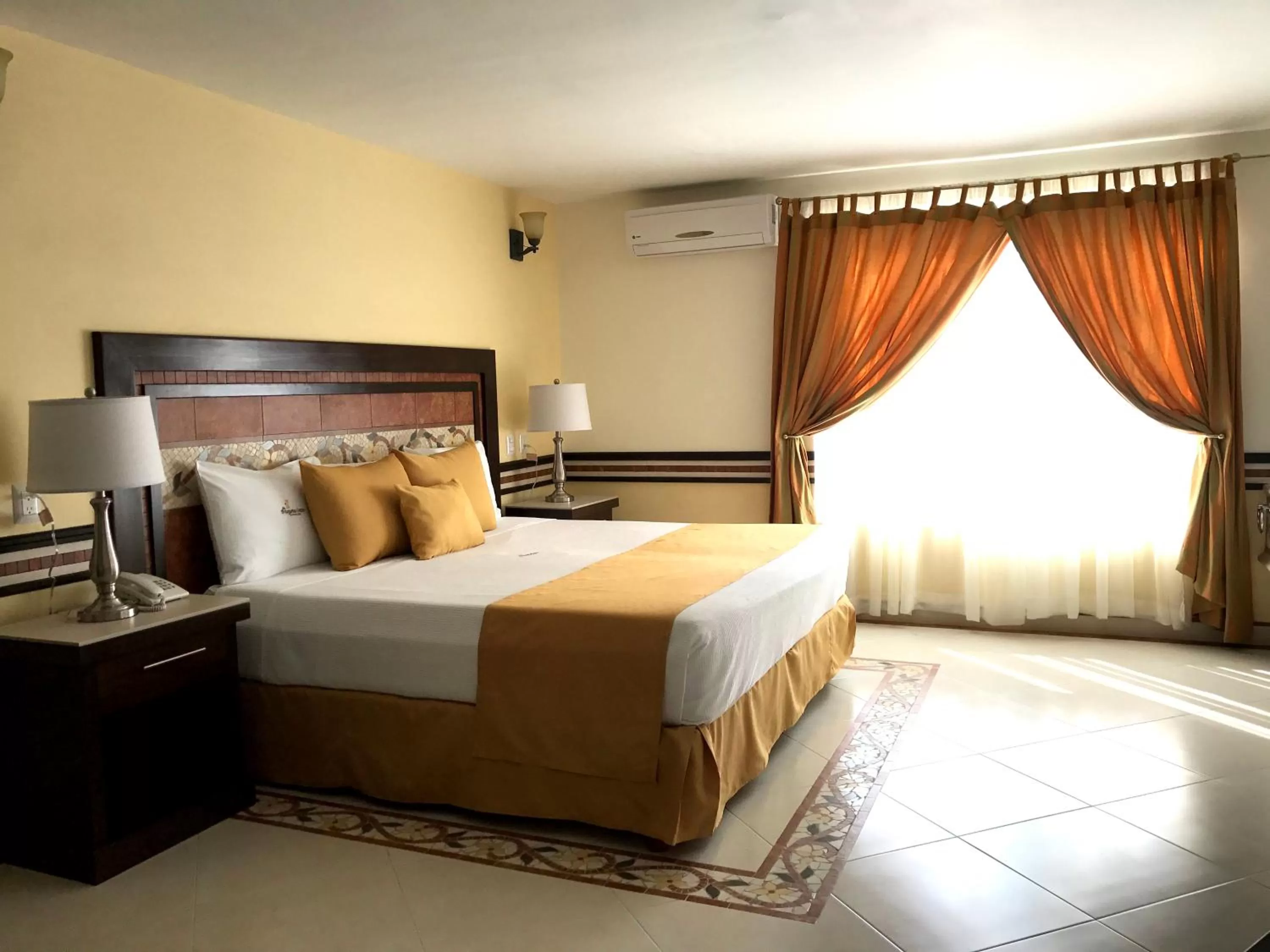 Bed in Centro Hotel Villa las Margaritas