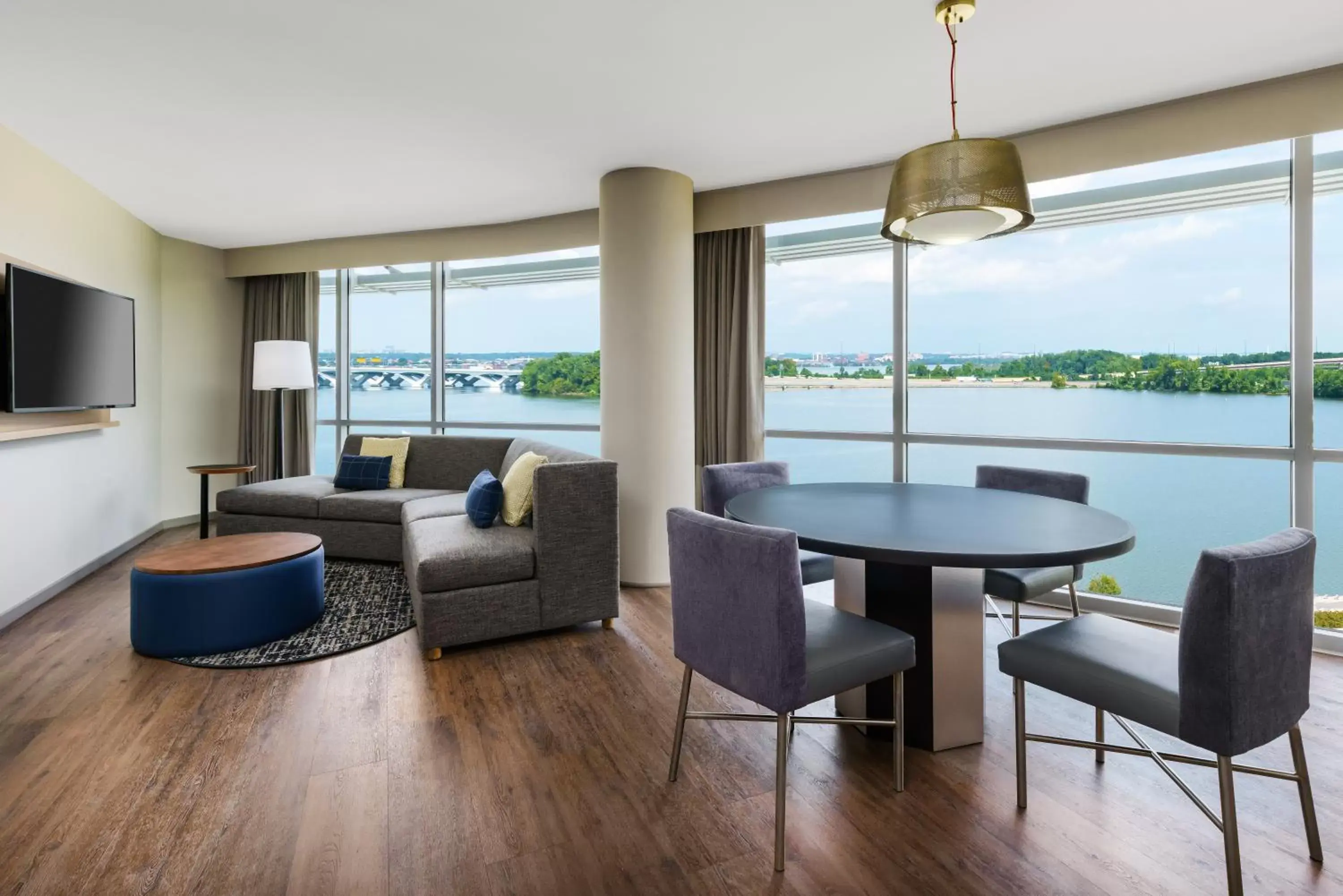 View (from property/room), Seating Area in Hyatt Place National Harbor