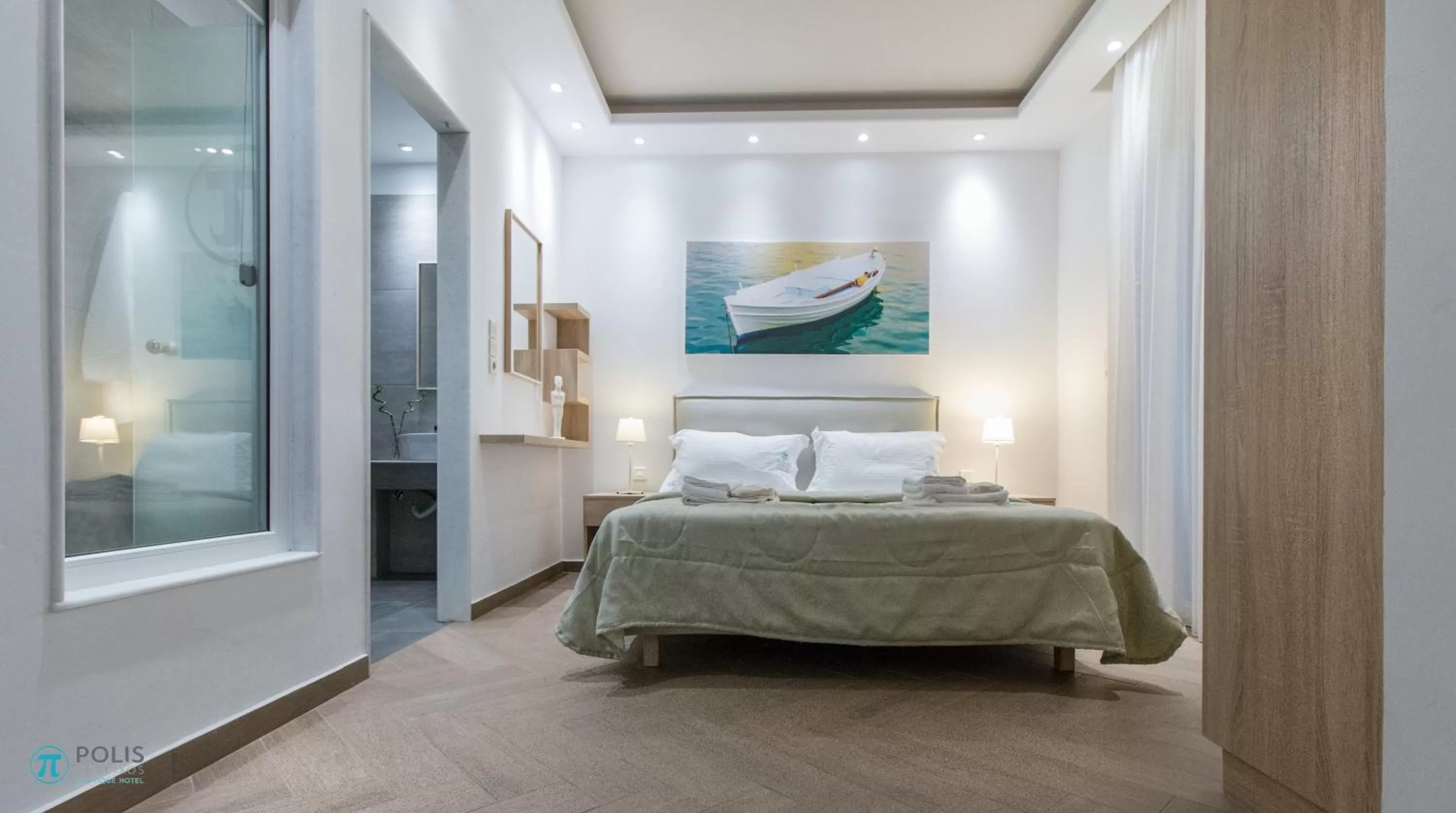 Photo of the whole room, Bed in Polis of Naxos