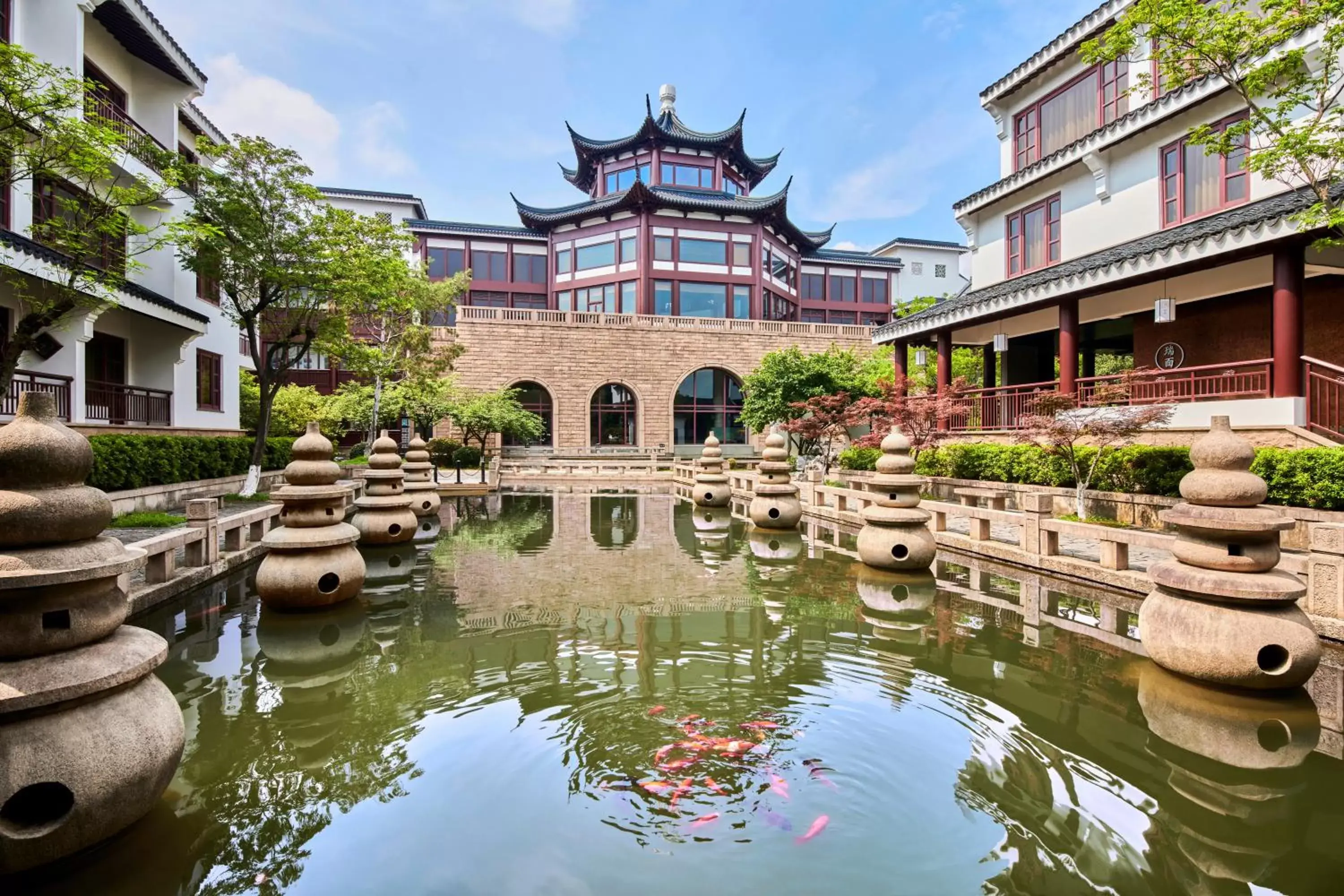 Garden, Swimming Pool in Pan Pacific Suzhou