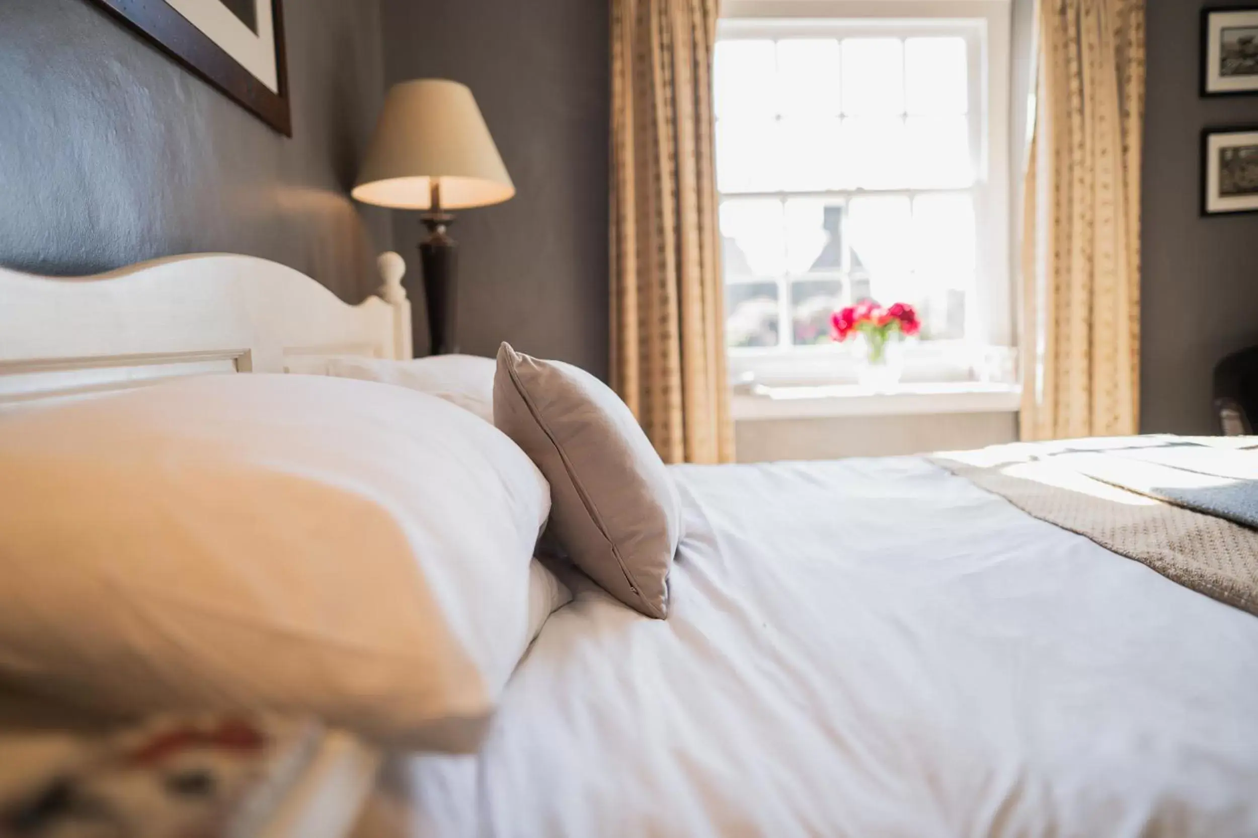 Bed in The Old Hall Inn