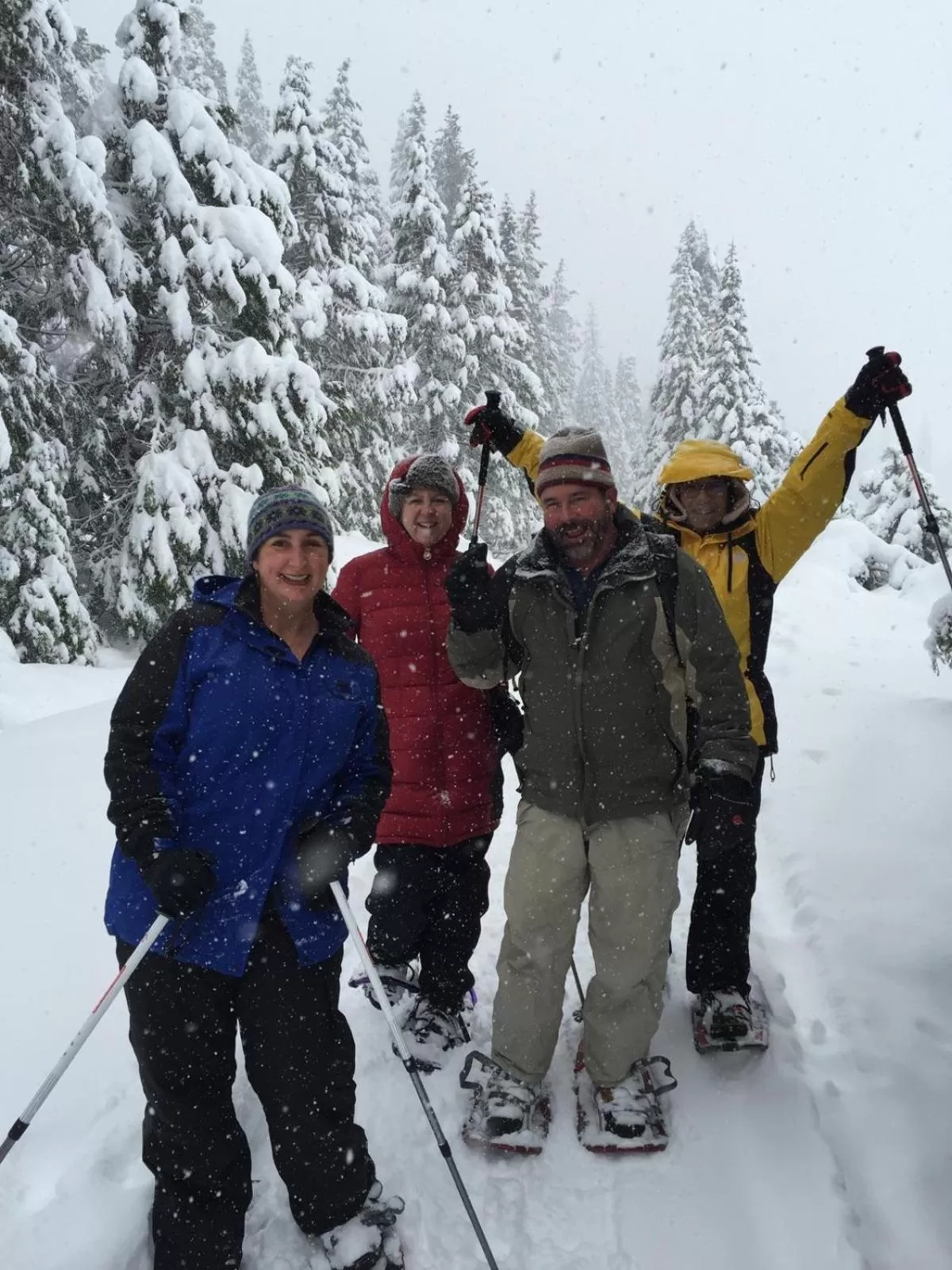 People, Winter in Village at Childs Meadow