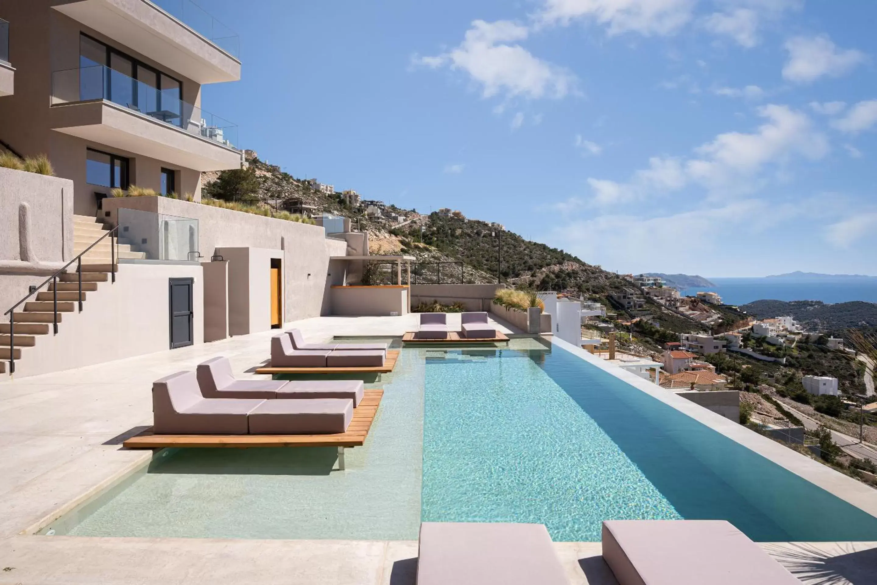 Property building, Swimming Pool in Saronida Hills