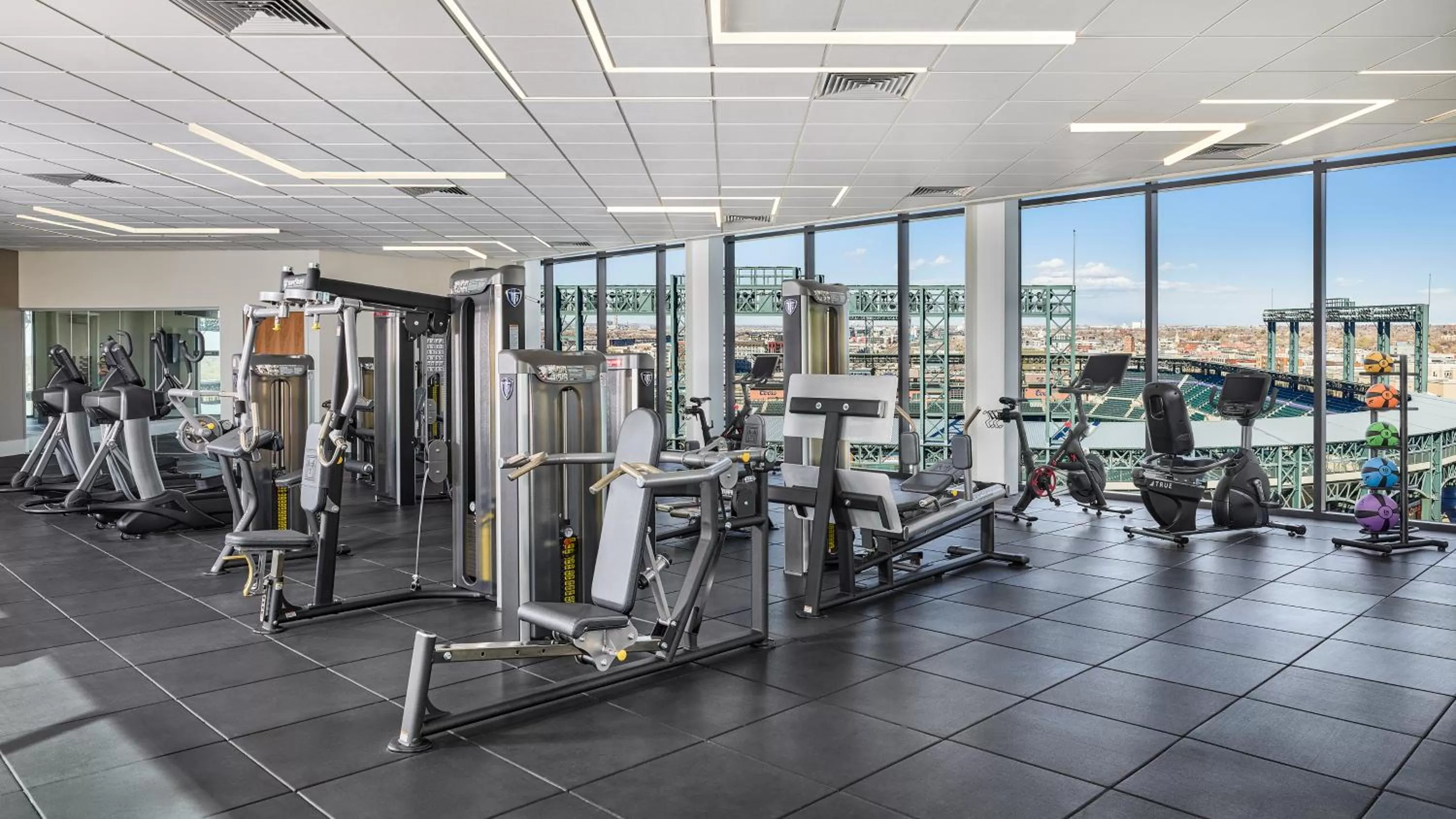 Fitness centre/facilities in The Rally Hotel at McGregor Square