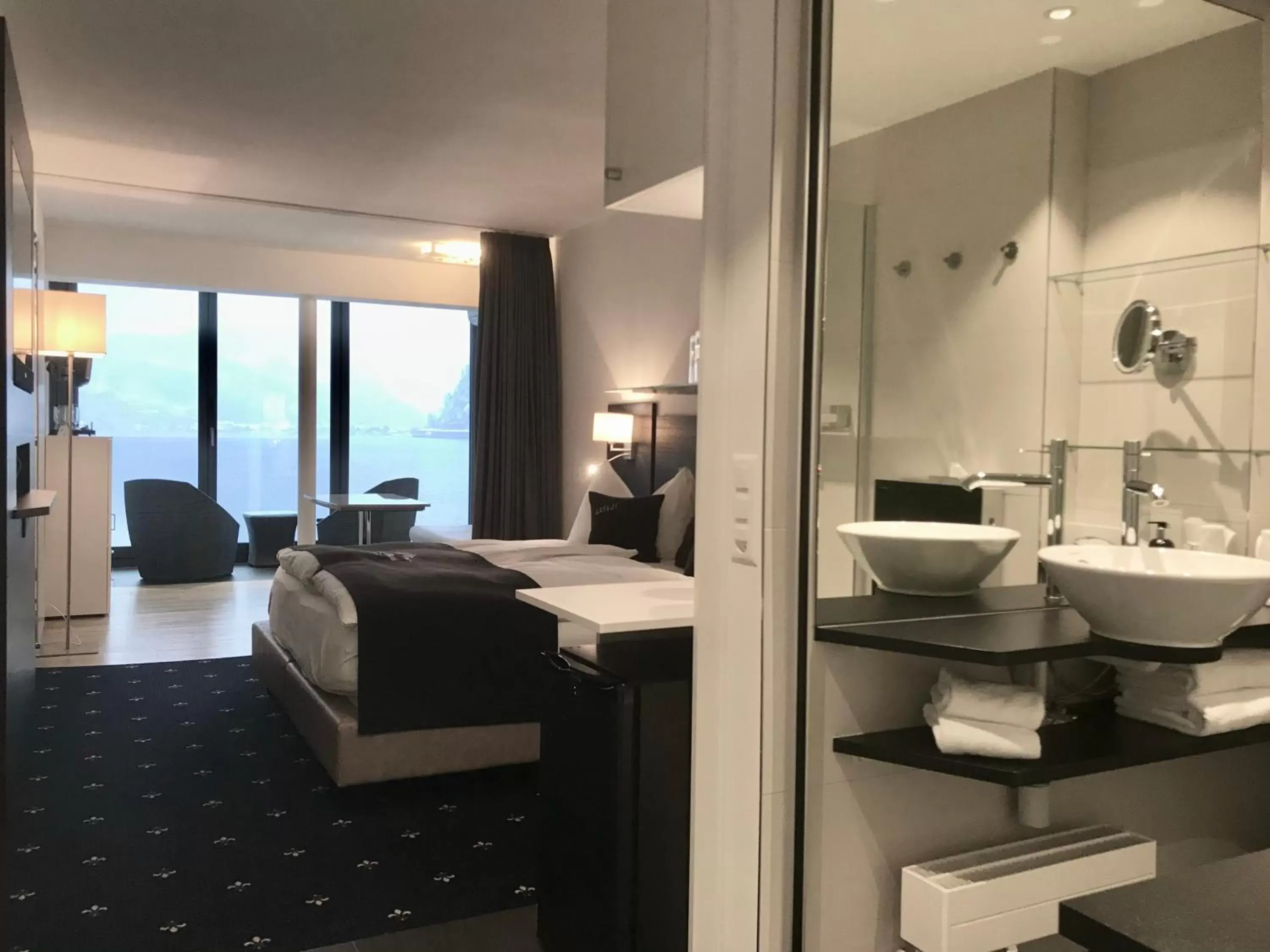 Photo of the whole room, Bathroom in Seehotel Pilatus