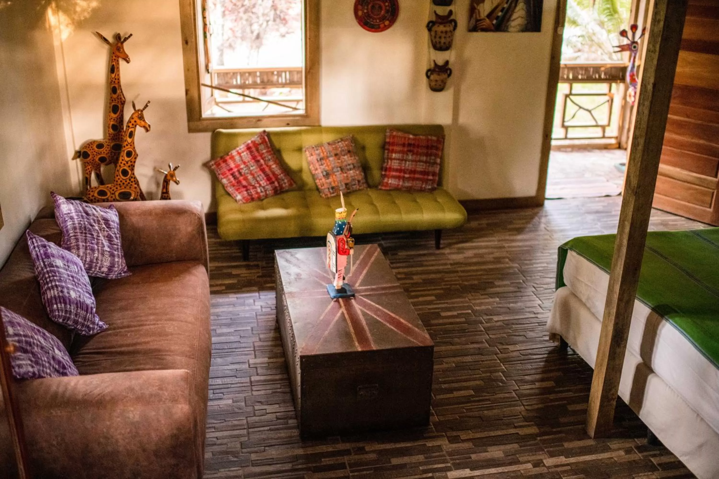 Seating area in Pine Ridge Lodge