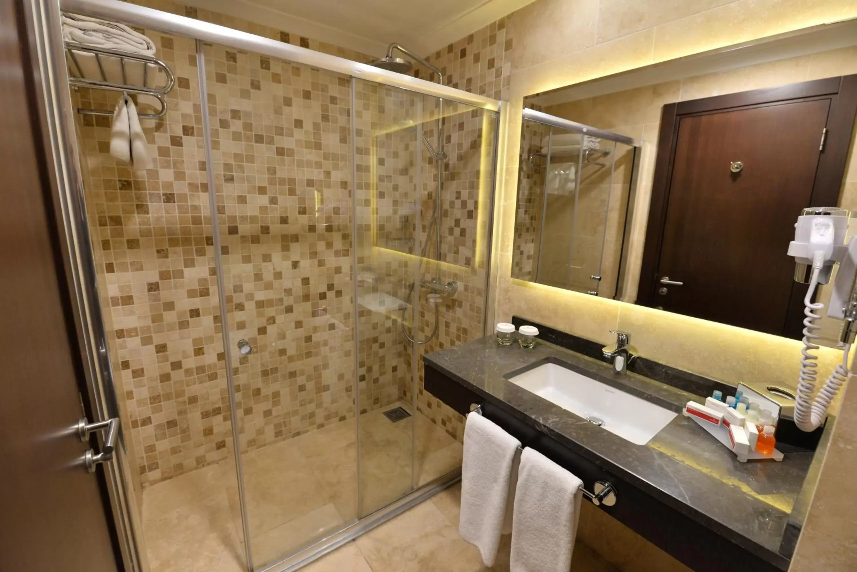 Bathroom in Ramada Hotel & Suites by Wyndham Istanbul Merter