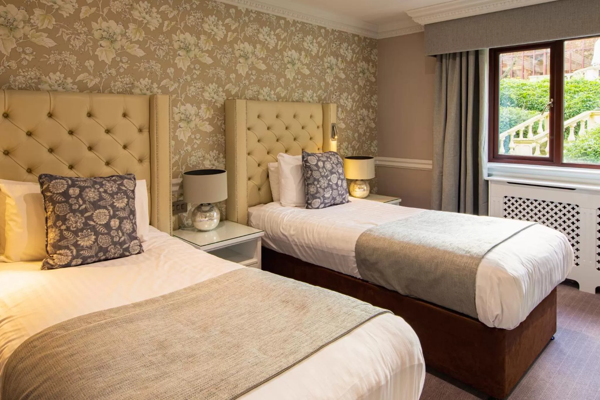 Bed in Redworth Hall Hotel- Part of the Cairn Collection