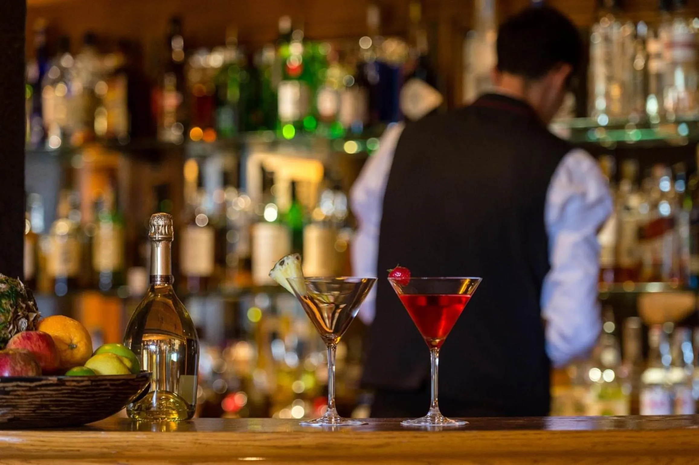 Drinks in Whatley Manor