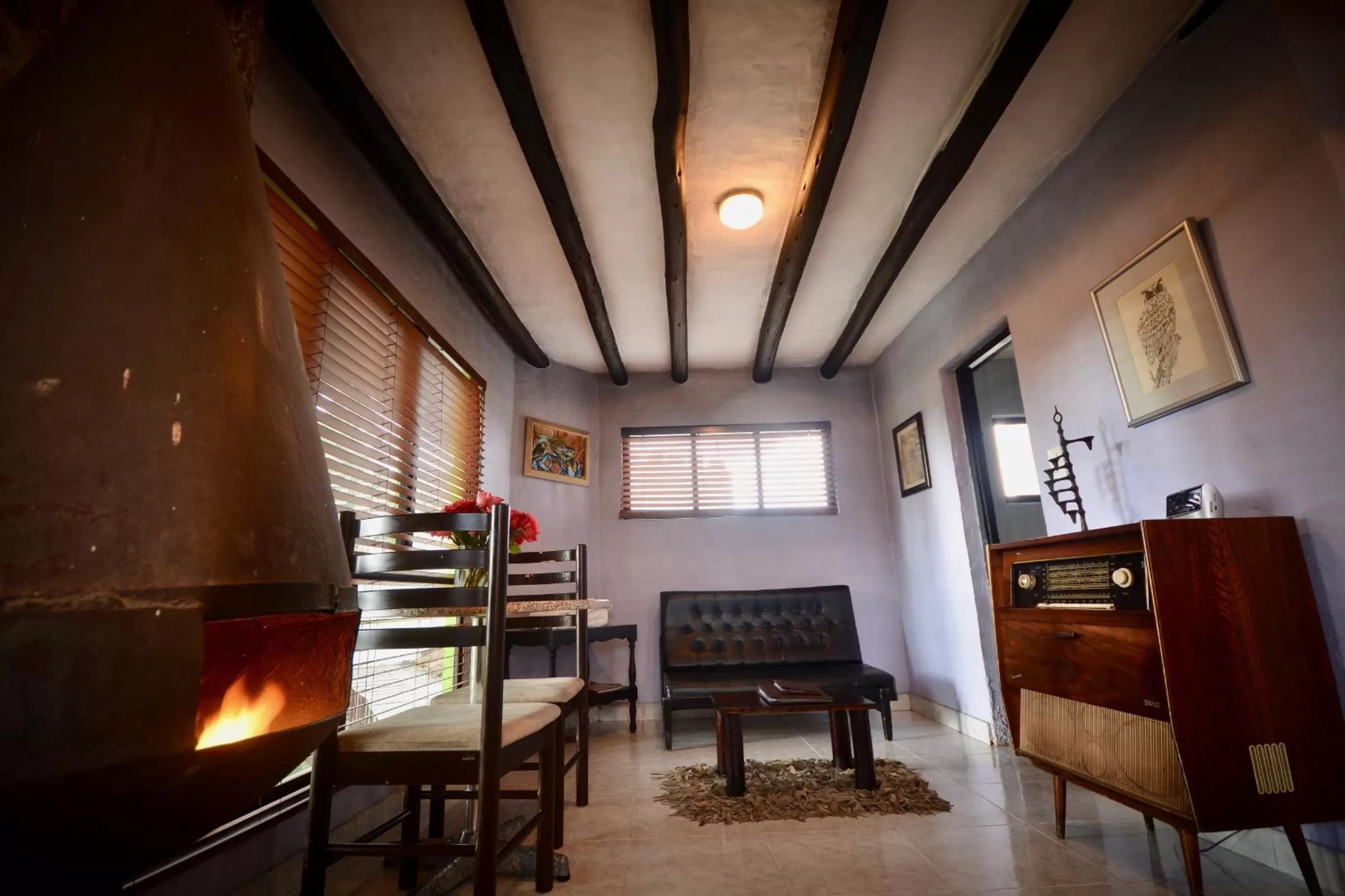 Dining area in Posada Cafe La Huerta