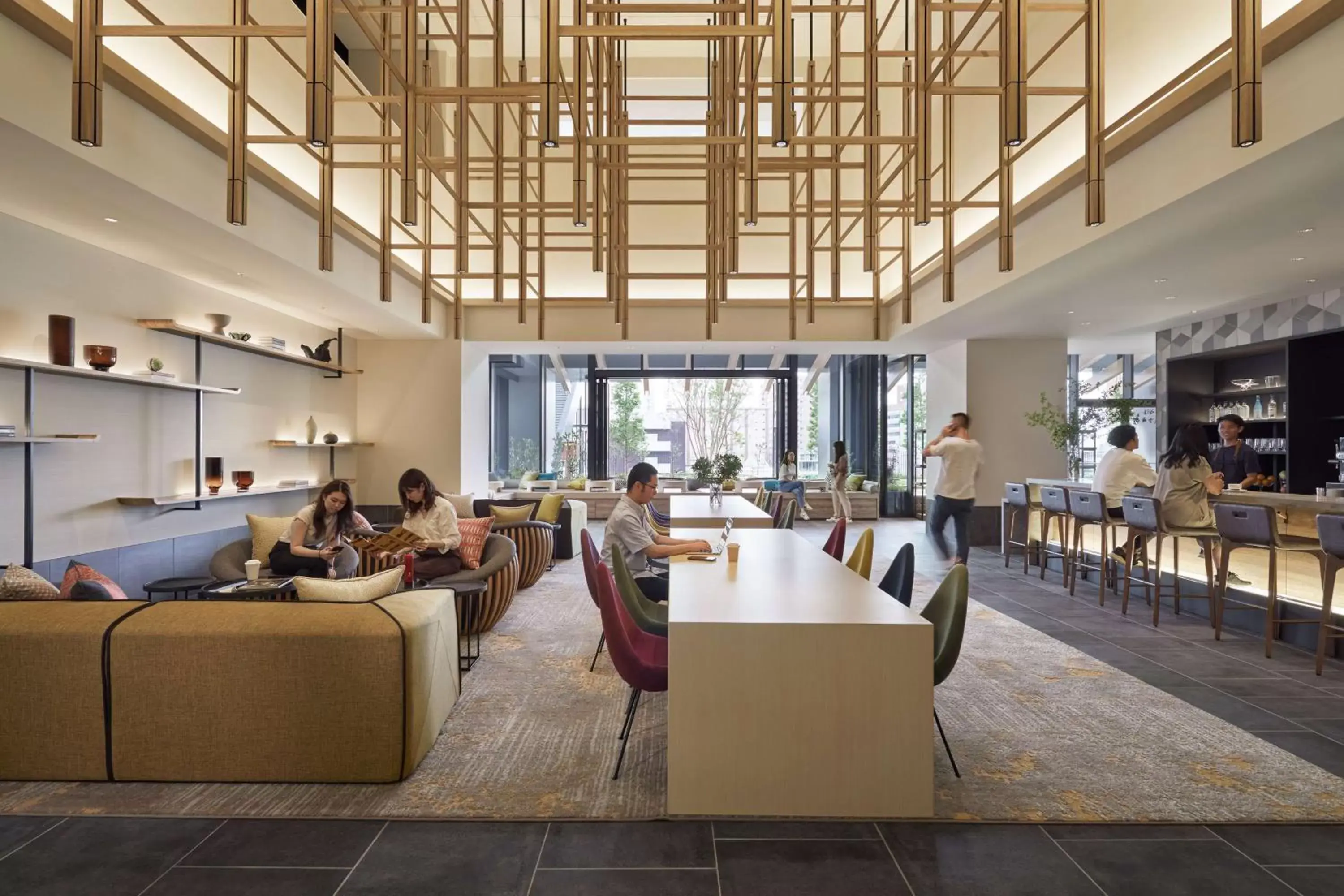 Lobby or reception, Restaurant/Places to Eat in Hyatt House Kanazawa