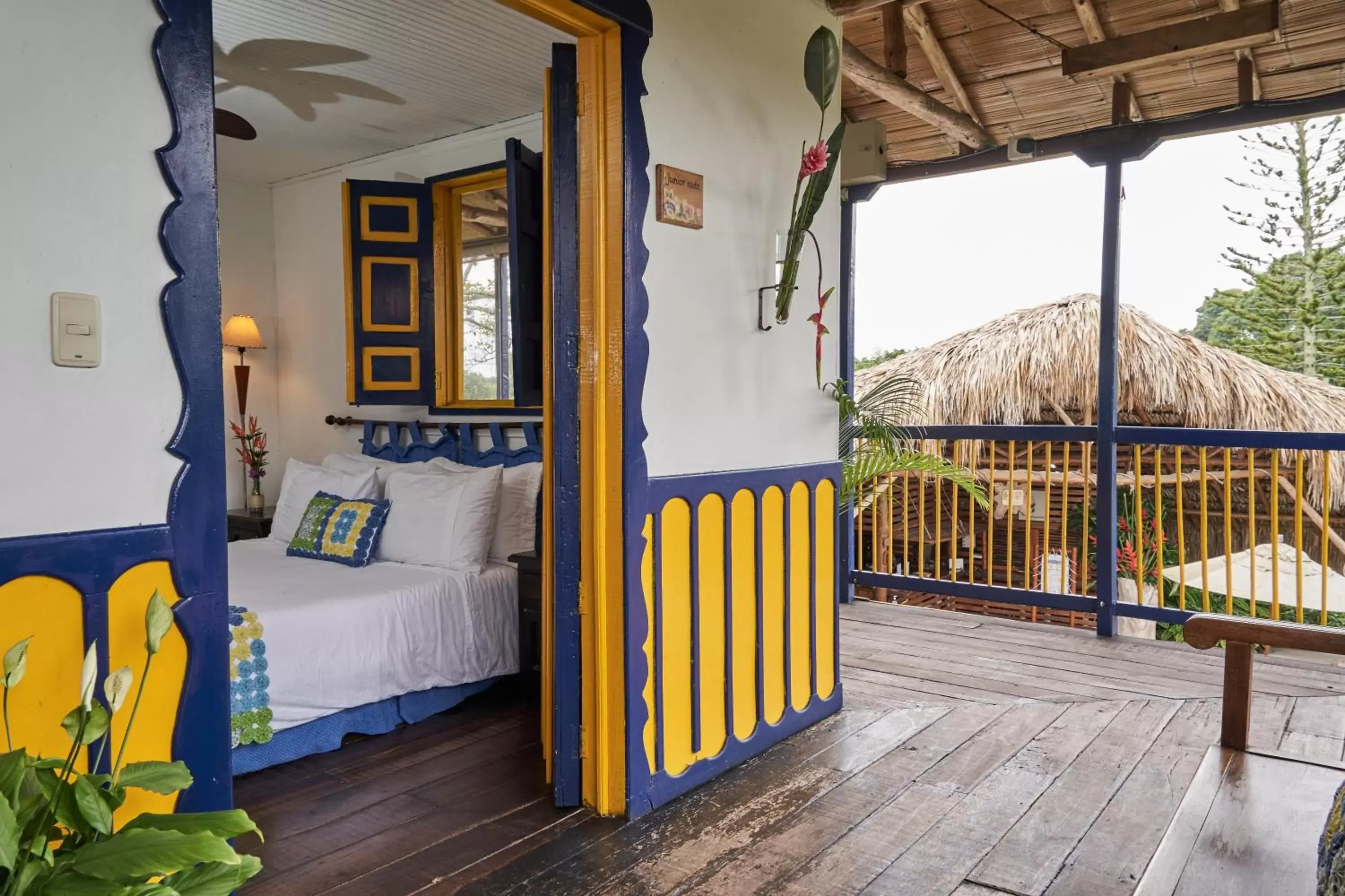 Balcony/Terrace in Hotel Hacienda Combia