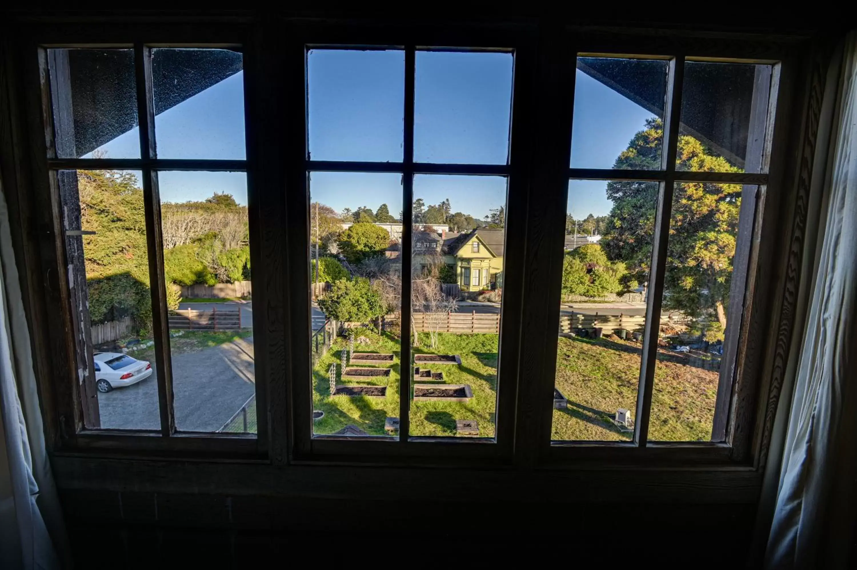 Garden view in The Captains Quarters