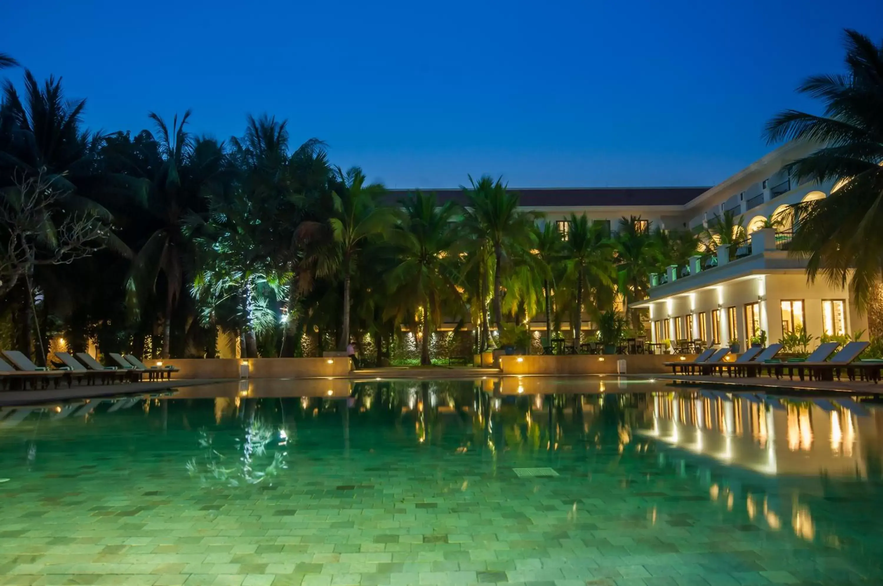 Pool view, Swimming Pool in Lotus Blanc Resort