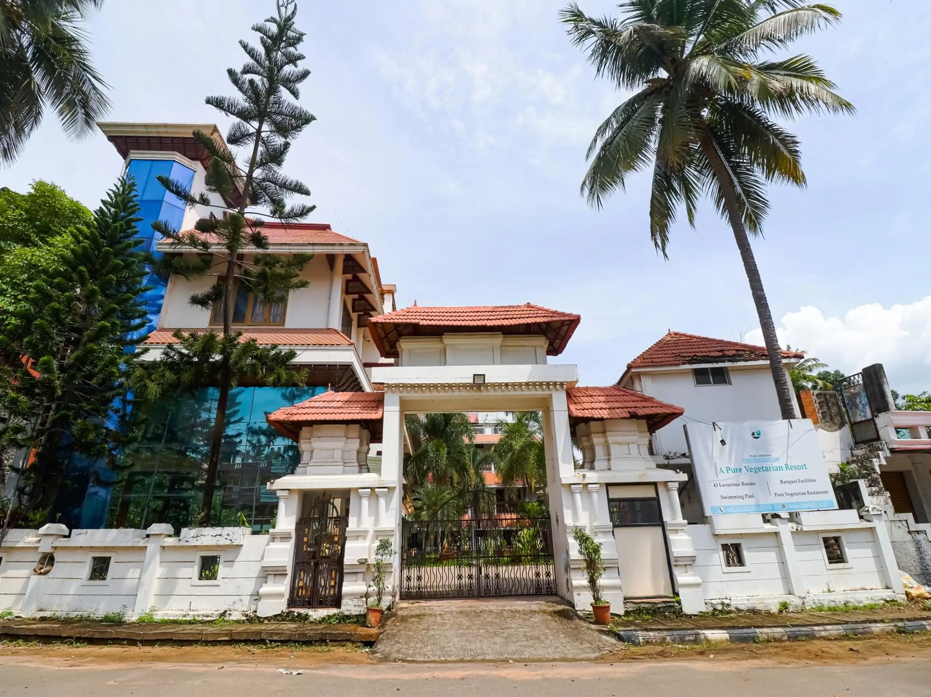 Facade/entrance, Property Building in The Byke Puja Samudra Pure Veg