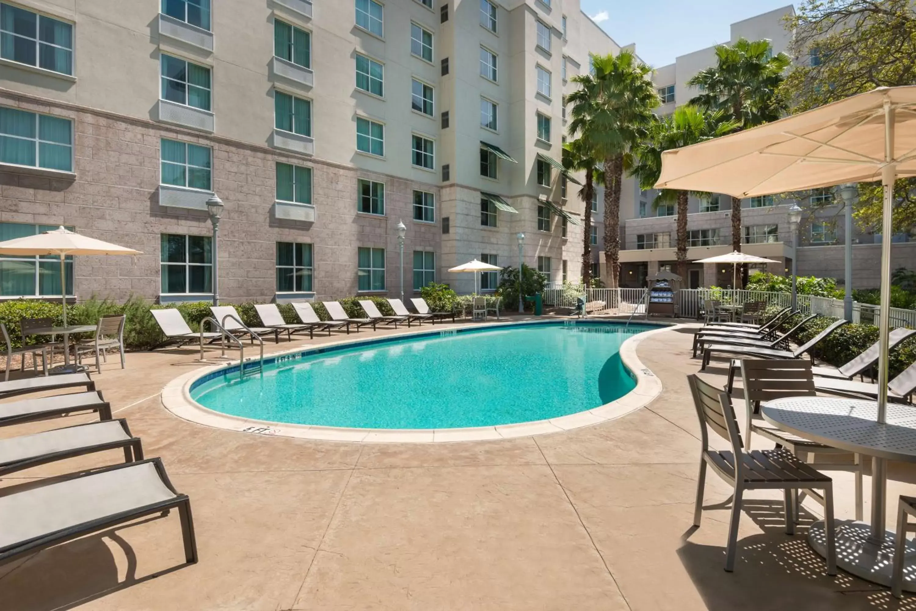 Pool view, Swimming Pool in Homewood Suites by Hilton Tampa Airport - Westshore