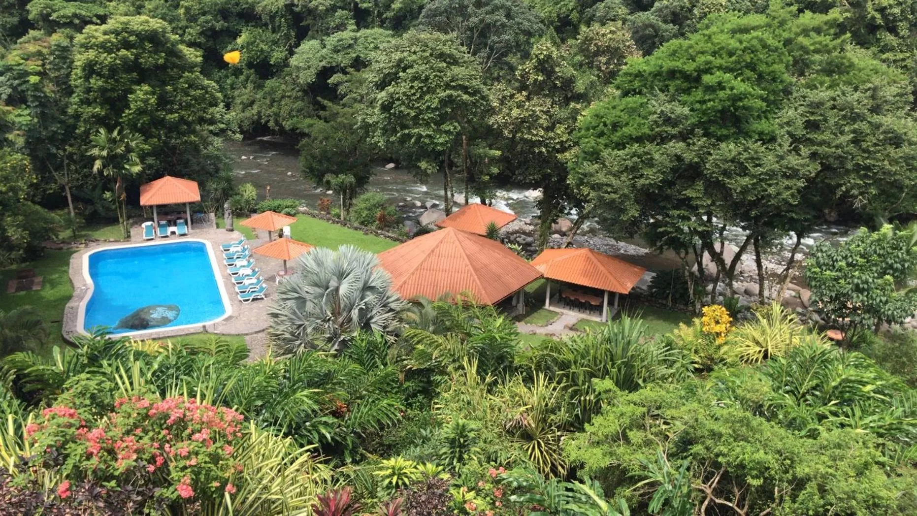 Bird's eye view in Cabanas Rio Encantado