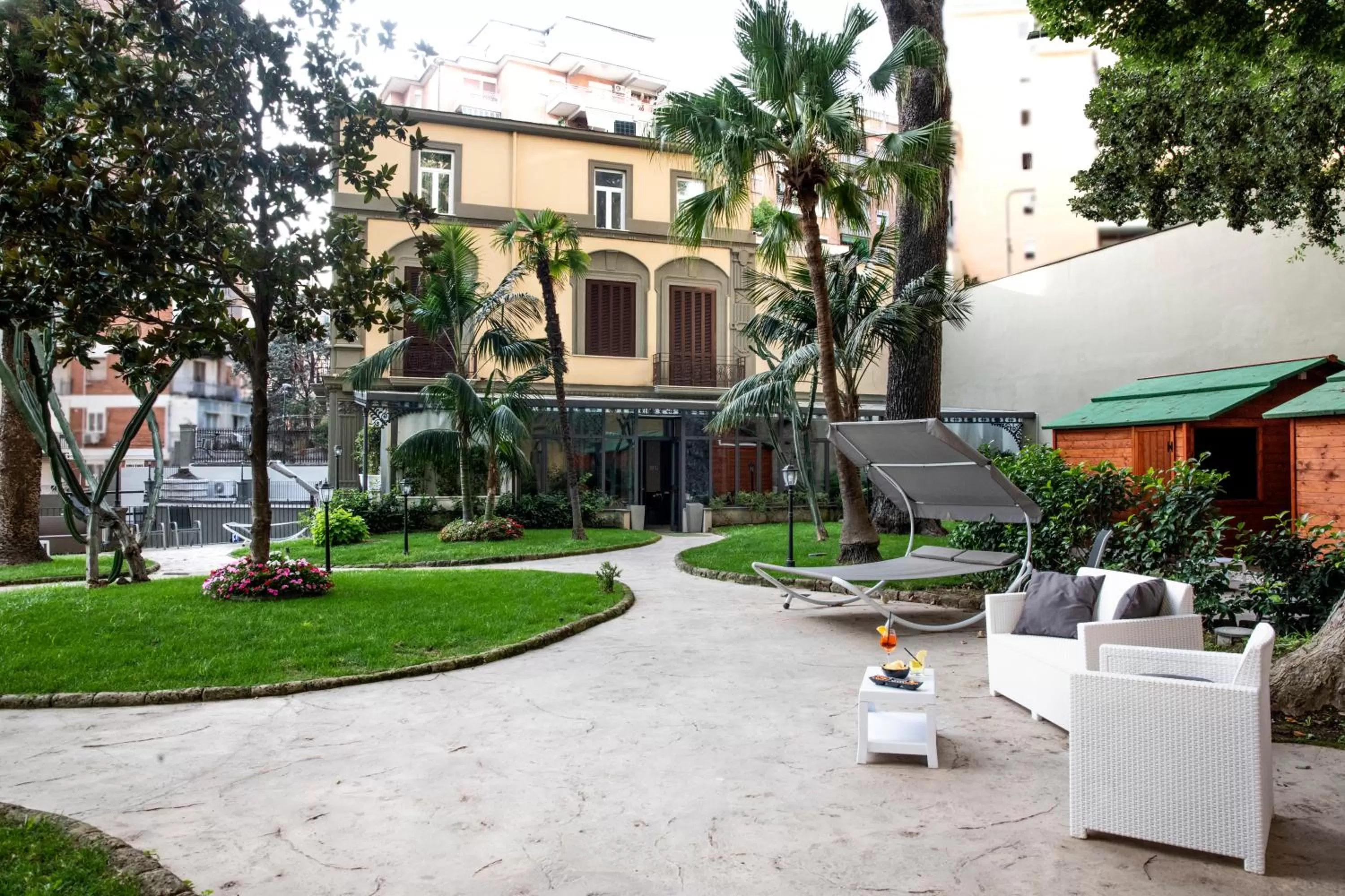 Patio in Villa Elisio Hotel & Spa