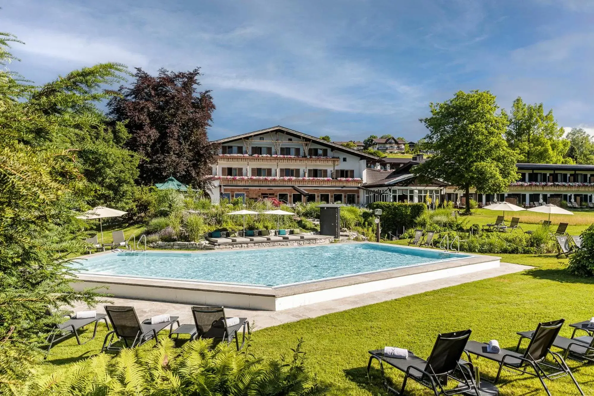 Staff, Swimming Pool in Alpenhof Murnau