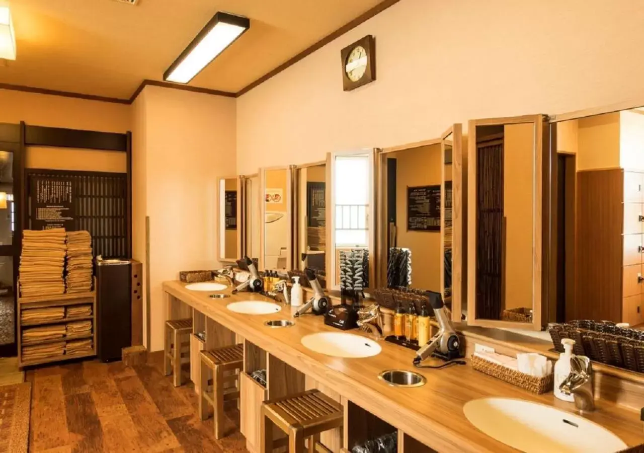 Hot Spring Bath, Bathroom in Dormy Inn Obihiro