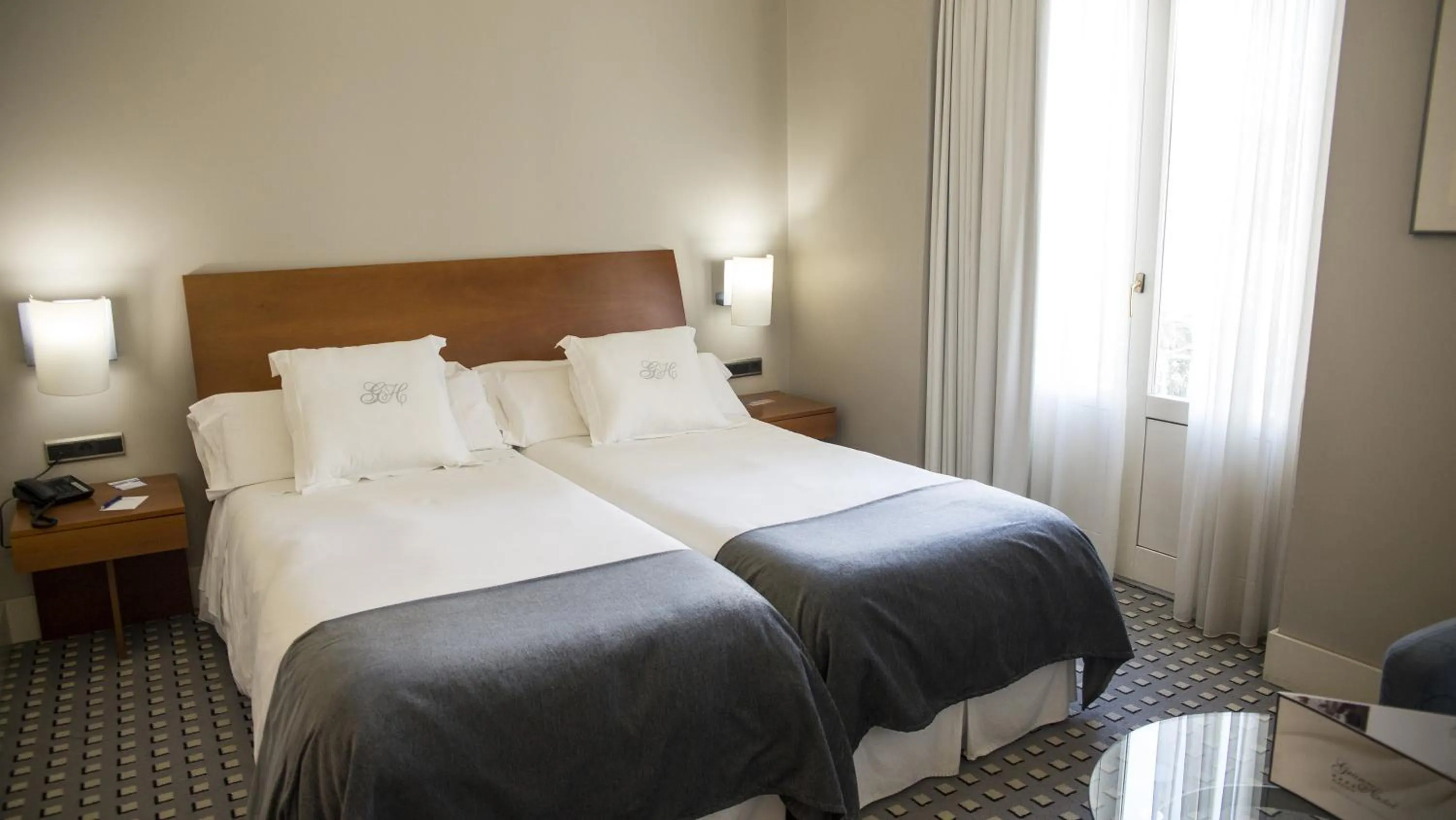 Bed in Gran Hotel Albacete