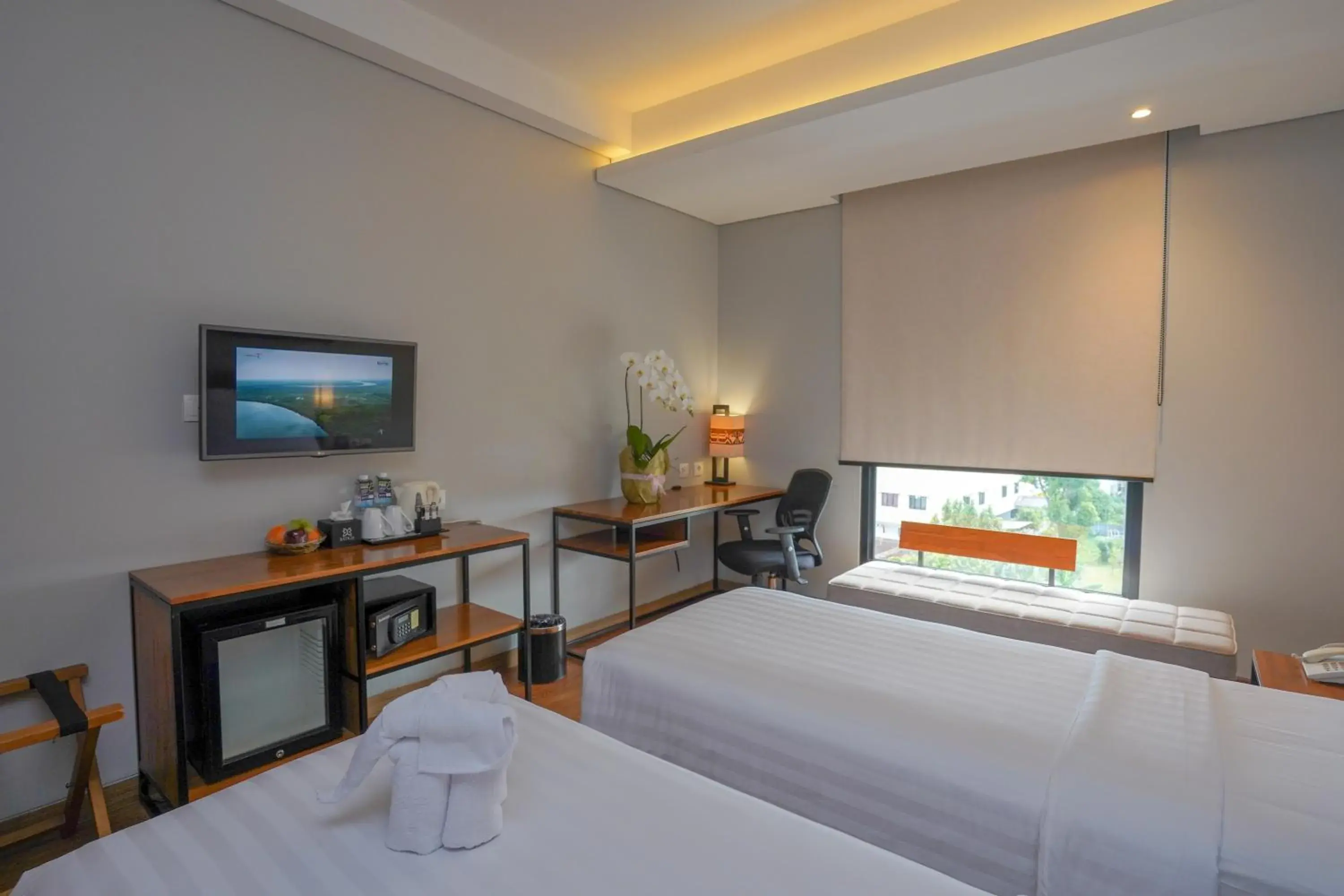 Bed in Batiqa Hotel Lampung