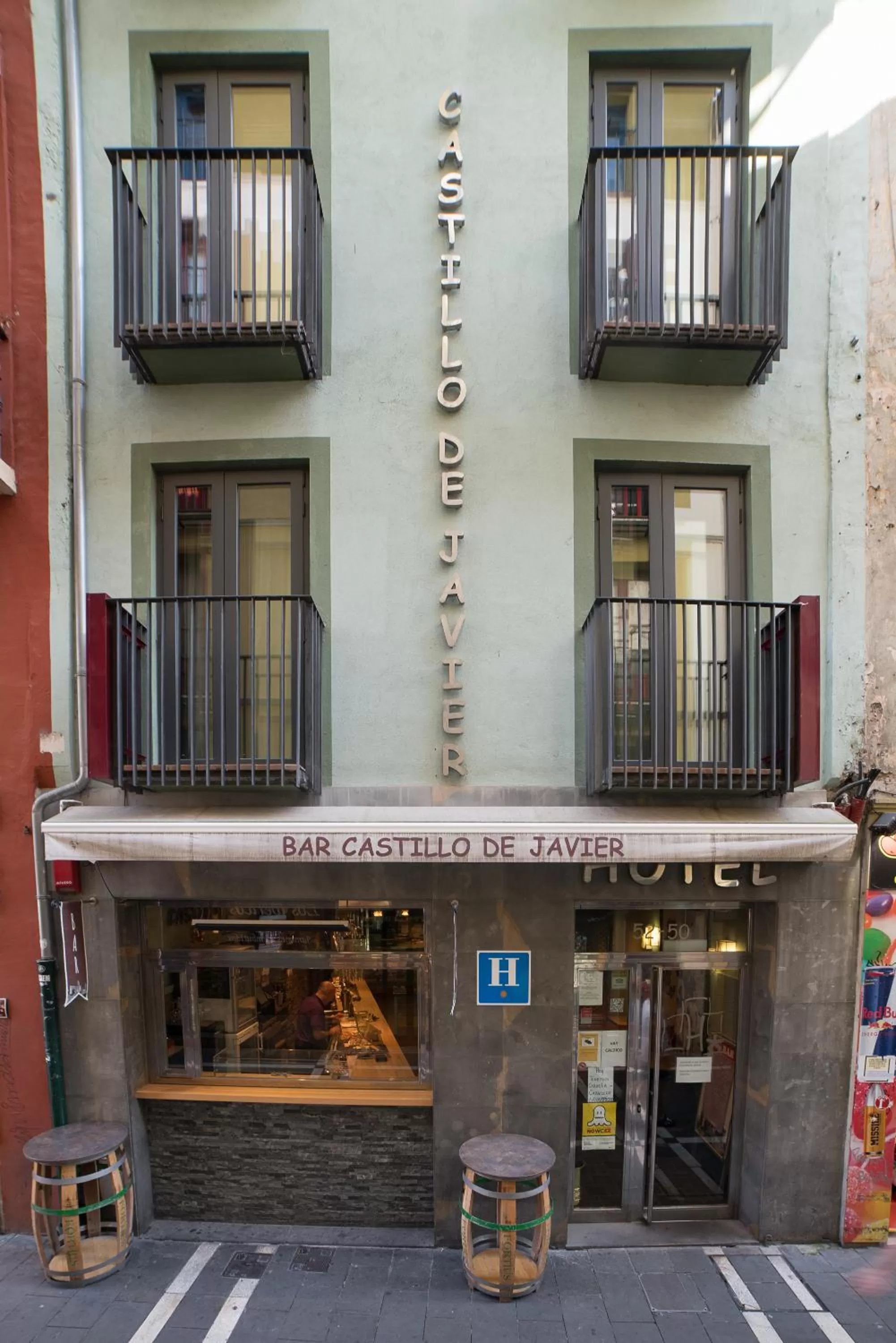 Facade/entrance in Hotel Castillo de Javier