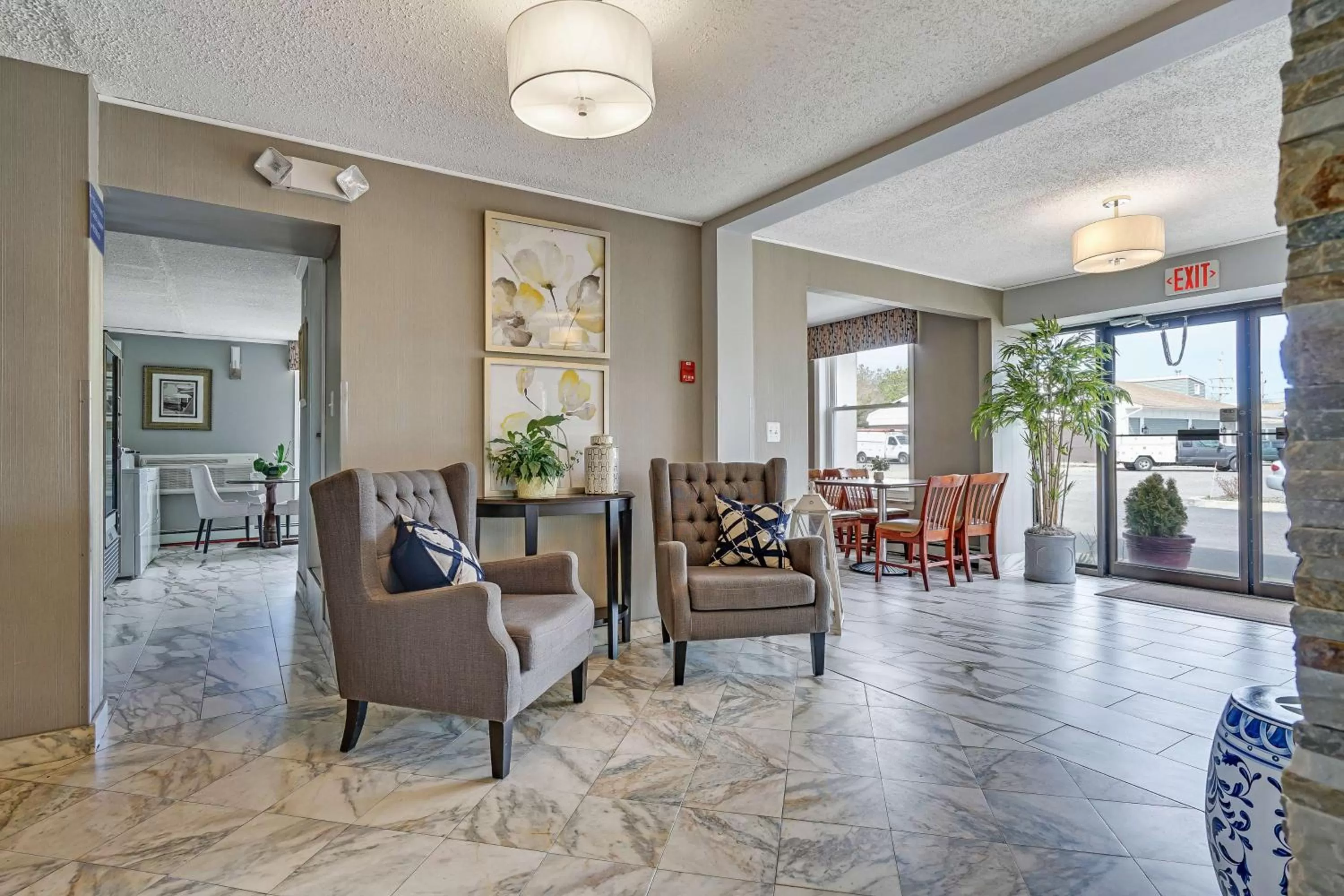 Lobby or reception in Blue Creek Inn